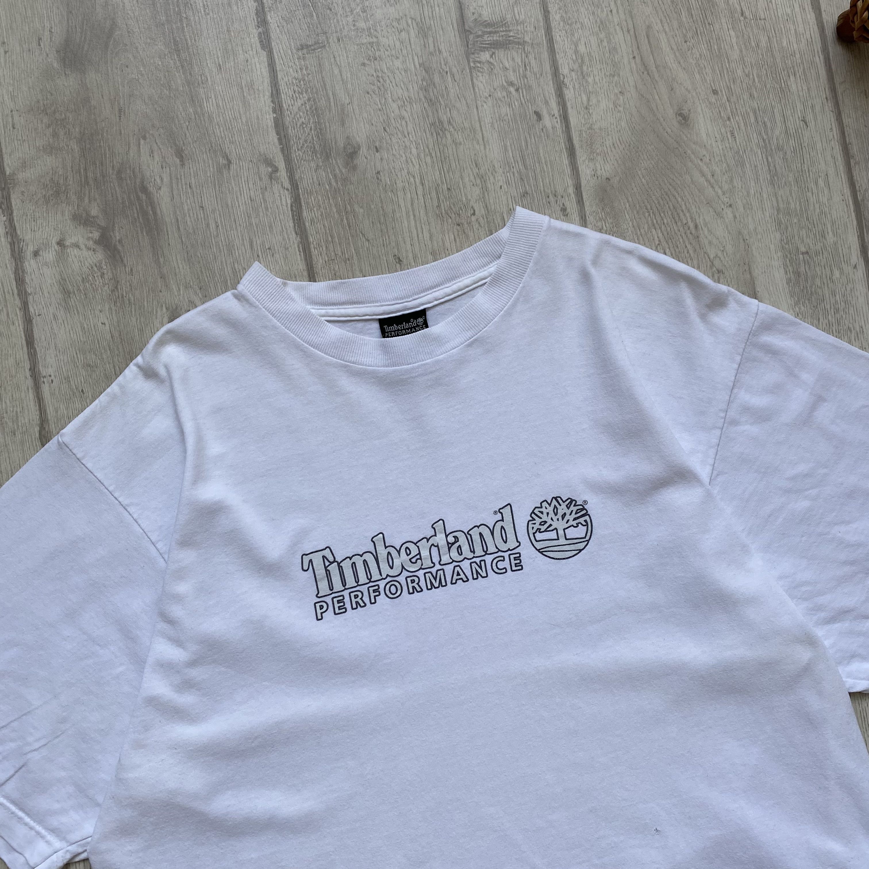 Timberland Vintage 80-90s Timberland USA tee Big logo Y2K Size US M / EU 48-50 / 2 - 2 Thumbnail