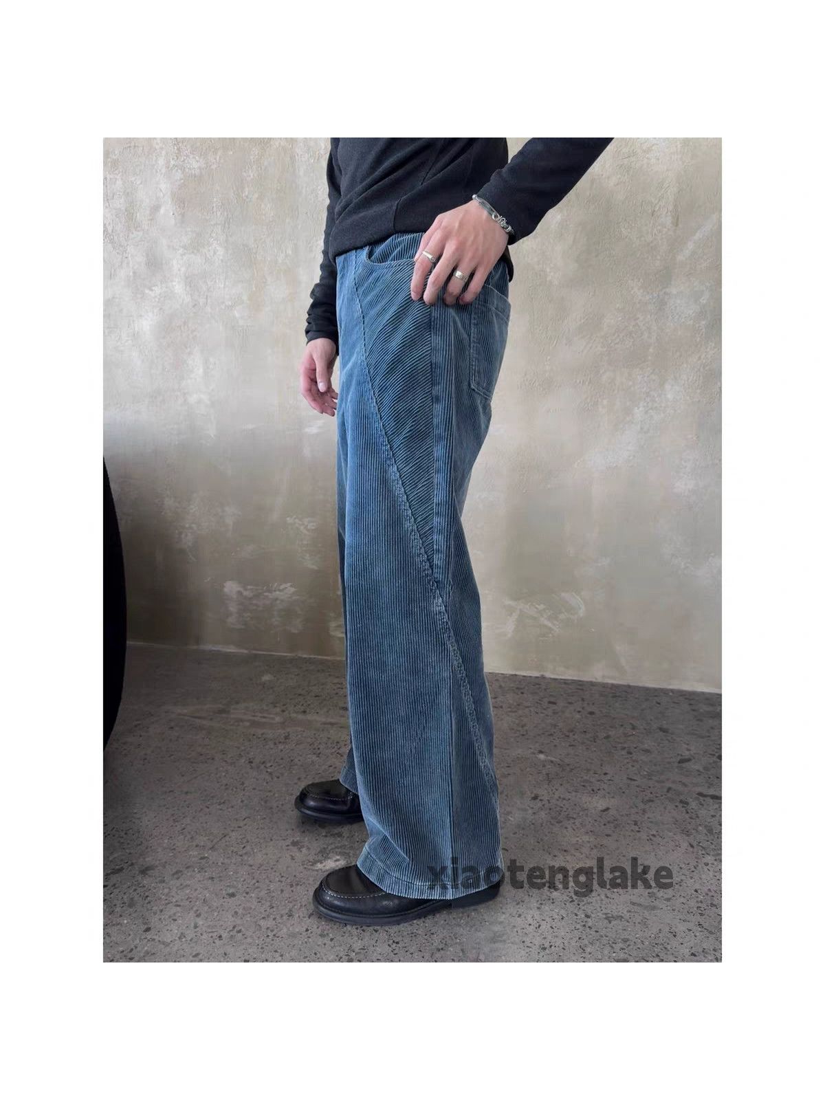 Vintage xz vintage retro y2k wide Leg flared yuppie pants Size US 34 / EU 50 - 3 Thumbnail