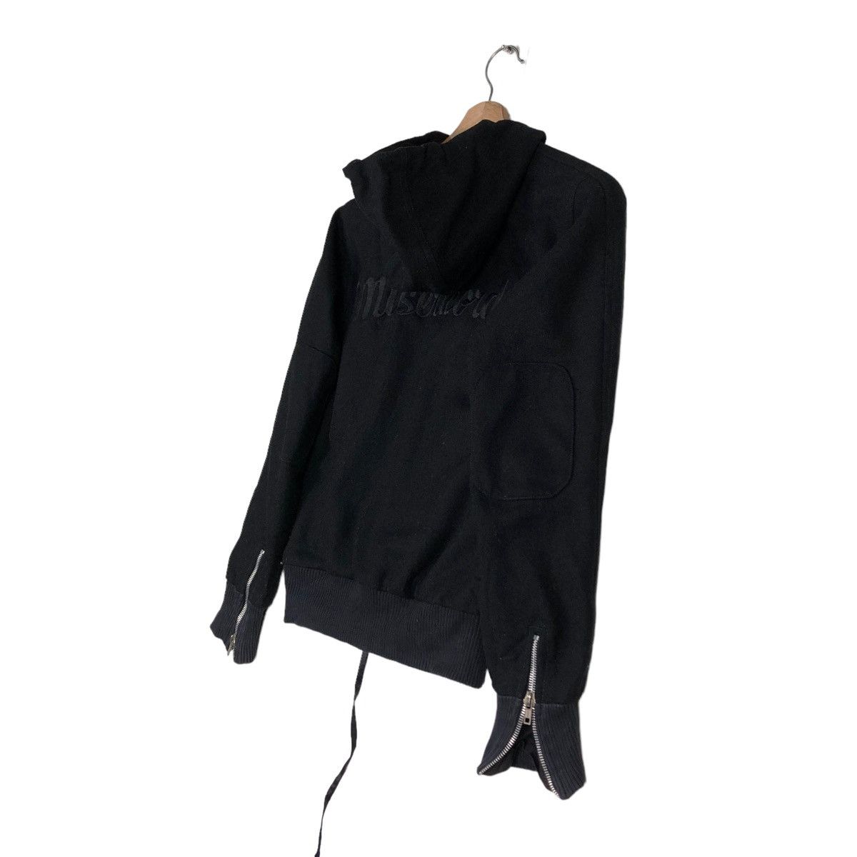 Hysteric Glamour 🔥VINTAGE CROPPED BIKER JACKET BONDAGE DESIGN MISERICODIA Size US XS / EU 42 / 0 - 11 Thumbnail