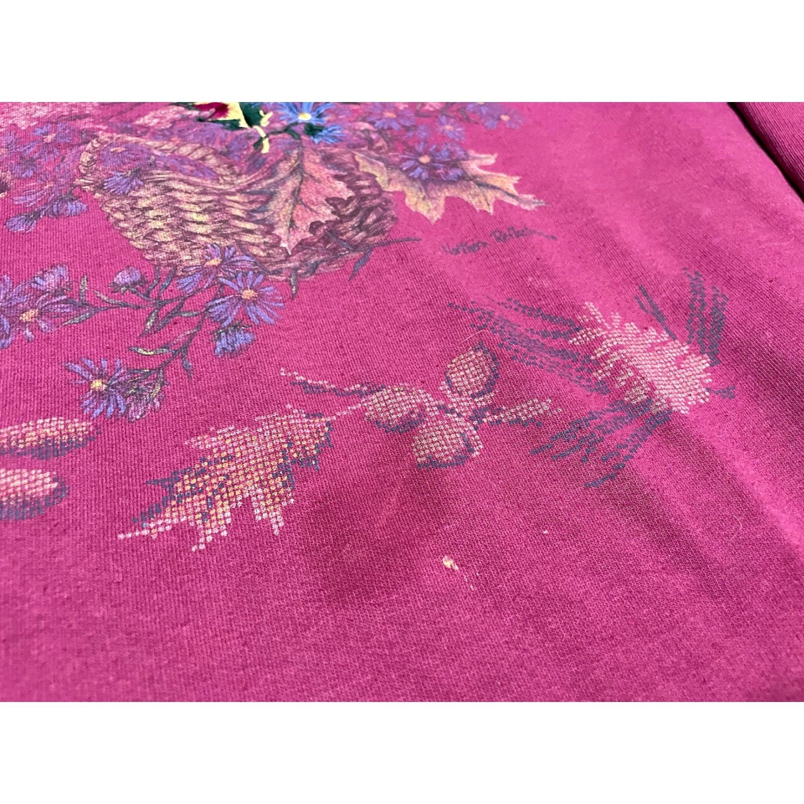 Northern Reflections VINTAGE Northern Reflections Sweatshirt Graphic Pink L Crew Neck Unisex Adults 90s Retro Casual Sweatshirt Size L / US 10 / IT 46 - 2 Thumbnail