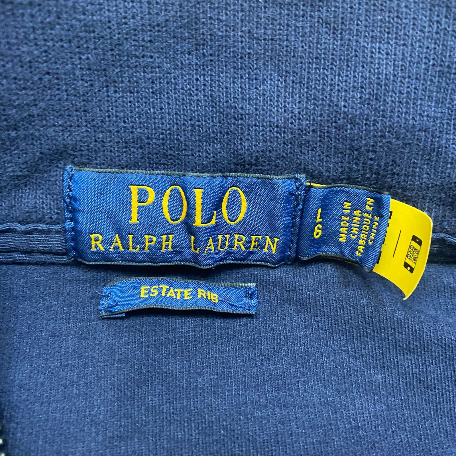 Polo Ralph Lauren Polo Ralph Lauren Estate Rib 1/4 Zip Pullover Sweater Mens L Size US L / EU 52-54 / 3 - 4 Thumbnail