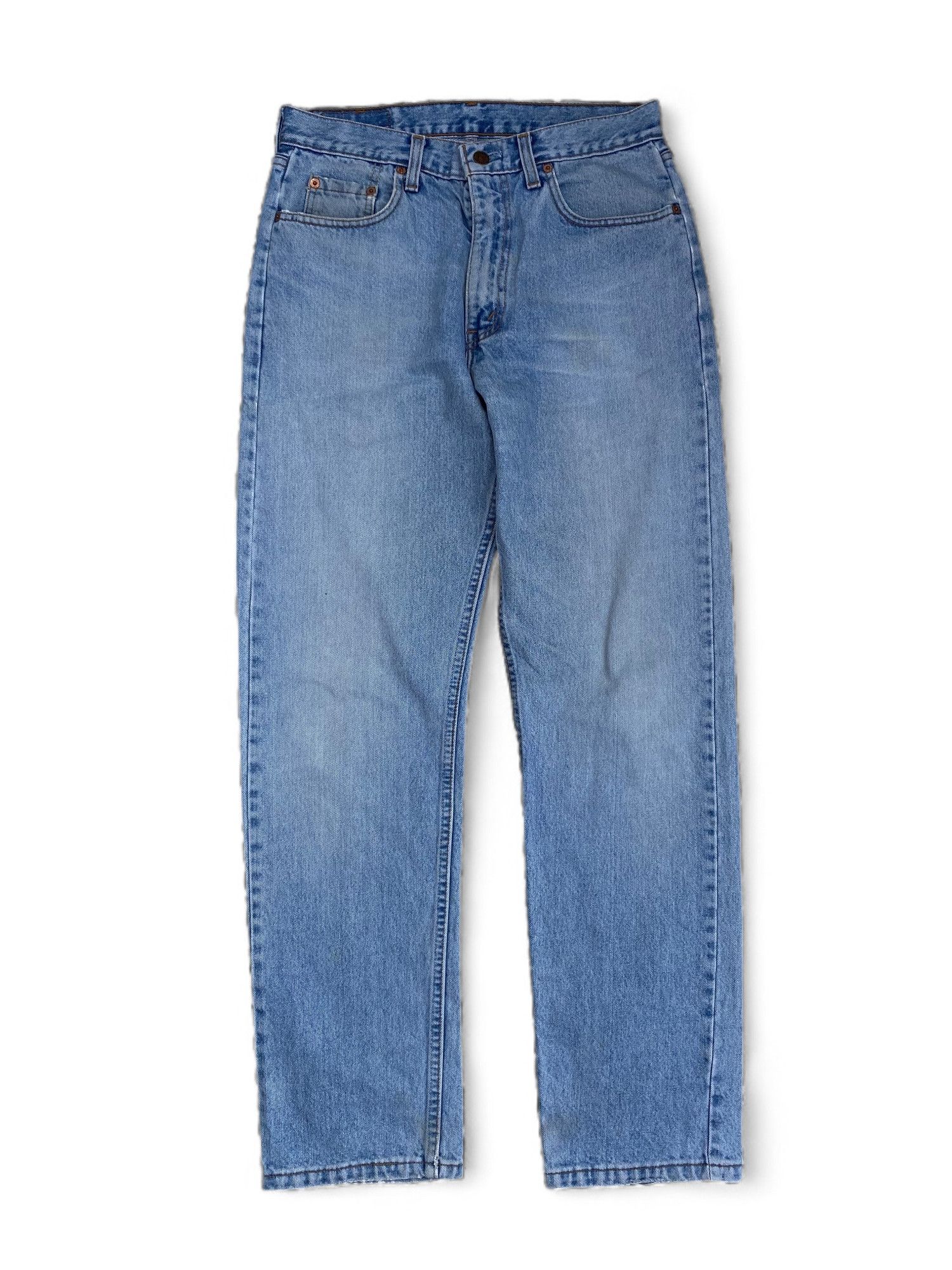 Levi's × Vintage Vintage Levi's Orange Rab baby blue Jeans distressed Size US 32 / EU 48 - 3 Thumbnail