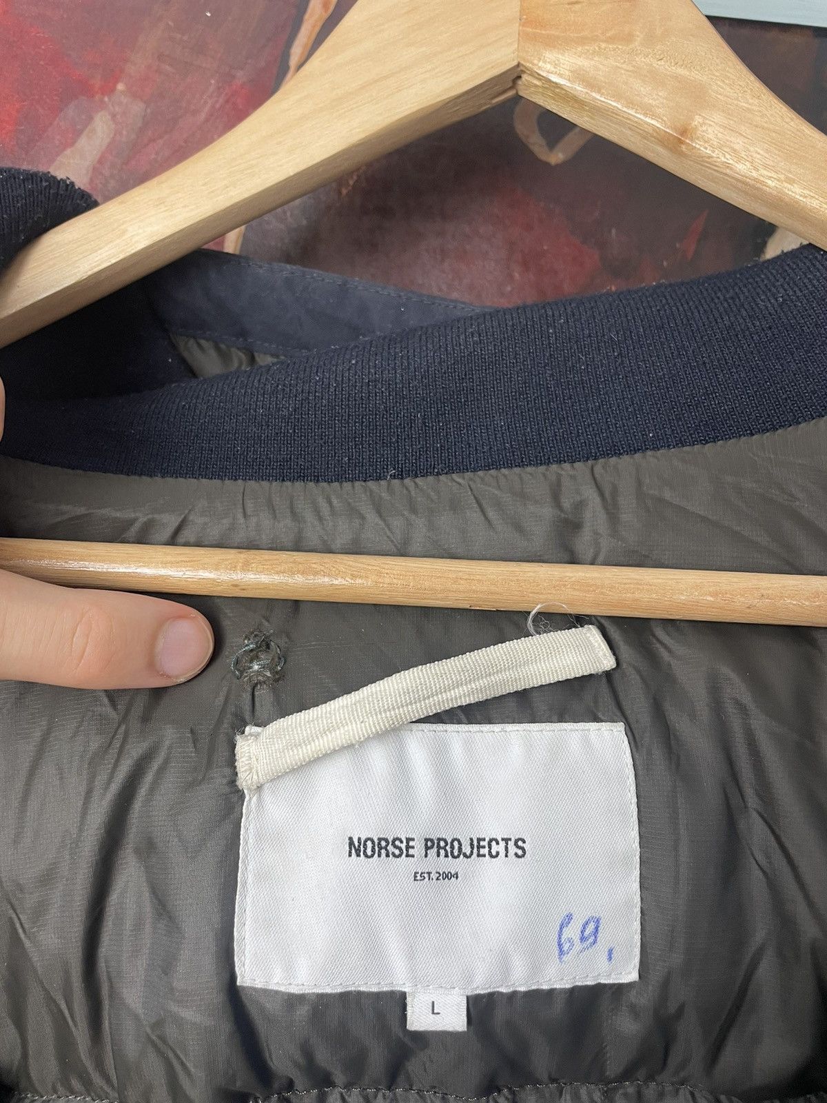 Norse Projects Norse Projects Willum Dry Nylon Down Puffer Jacket Navy Rare Size US L / EU 52-54 / 3 - 6 Thumbnail