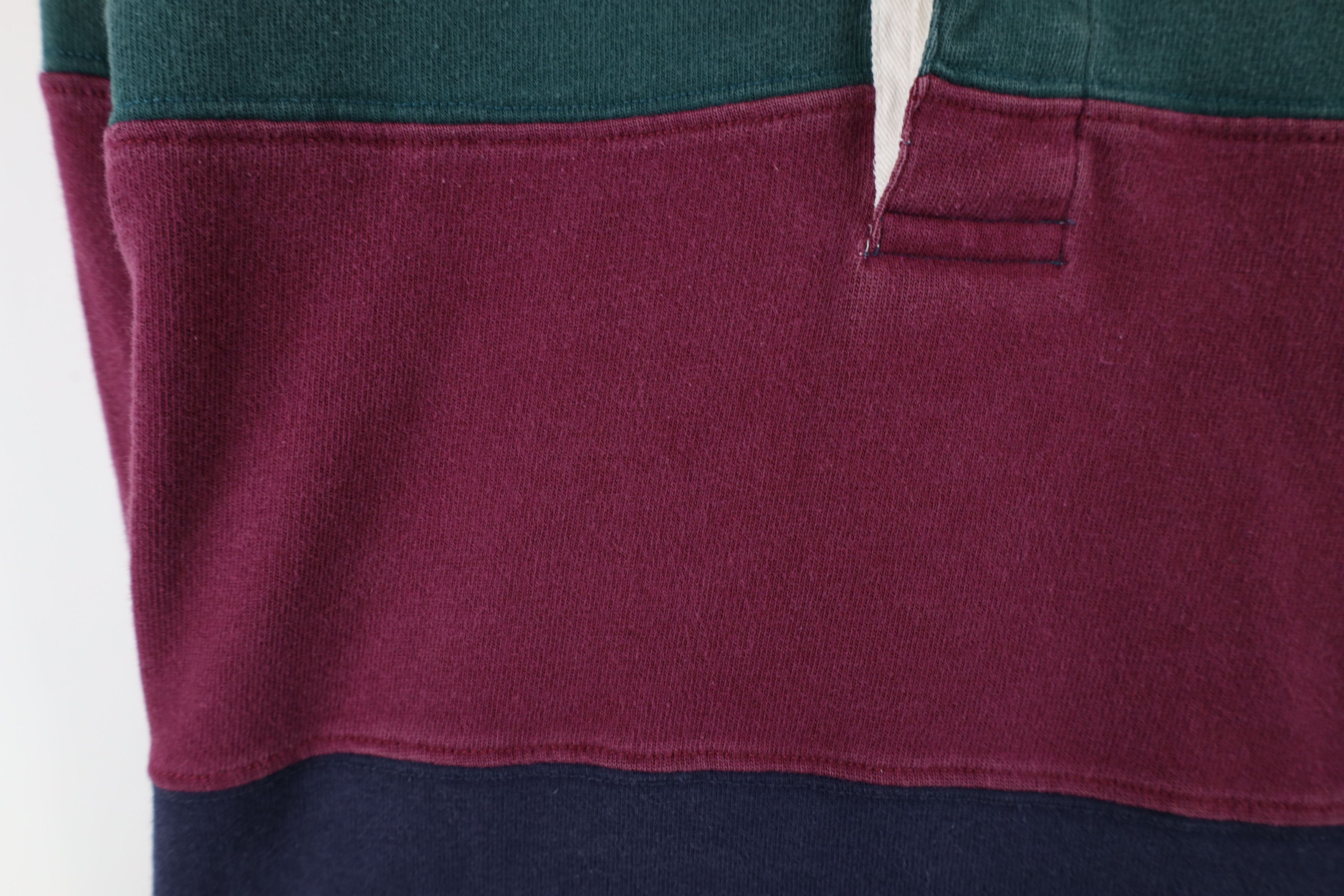 Vintage Vintage 90s Streetwear Striped Long Sleeve Rugby Polo Size US XL / EU 56 / 4 - 7 Thumbnail