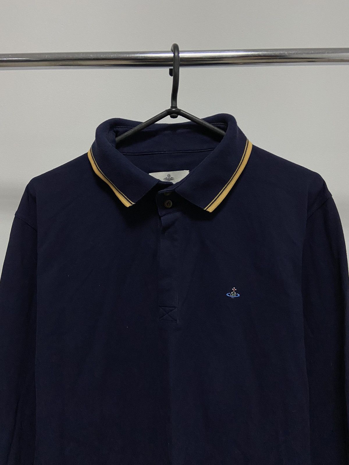 Vintage × Vivienne Westwood Vivienne Westwood Longsleeve Vintage Small Orb Logo Luxury Size US XL / EU 56 / 4 - 2 Thumbnail