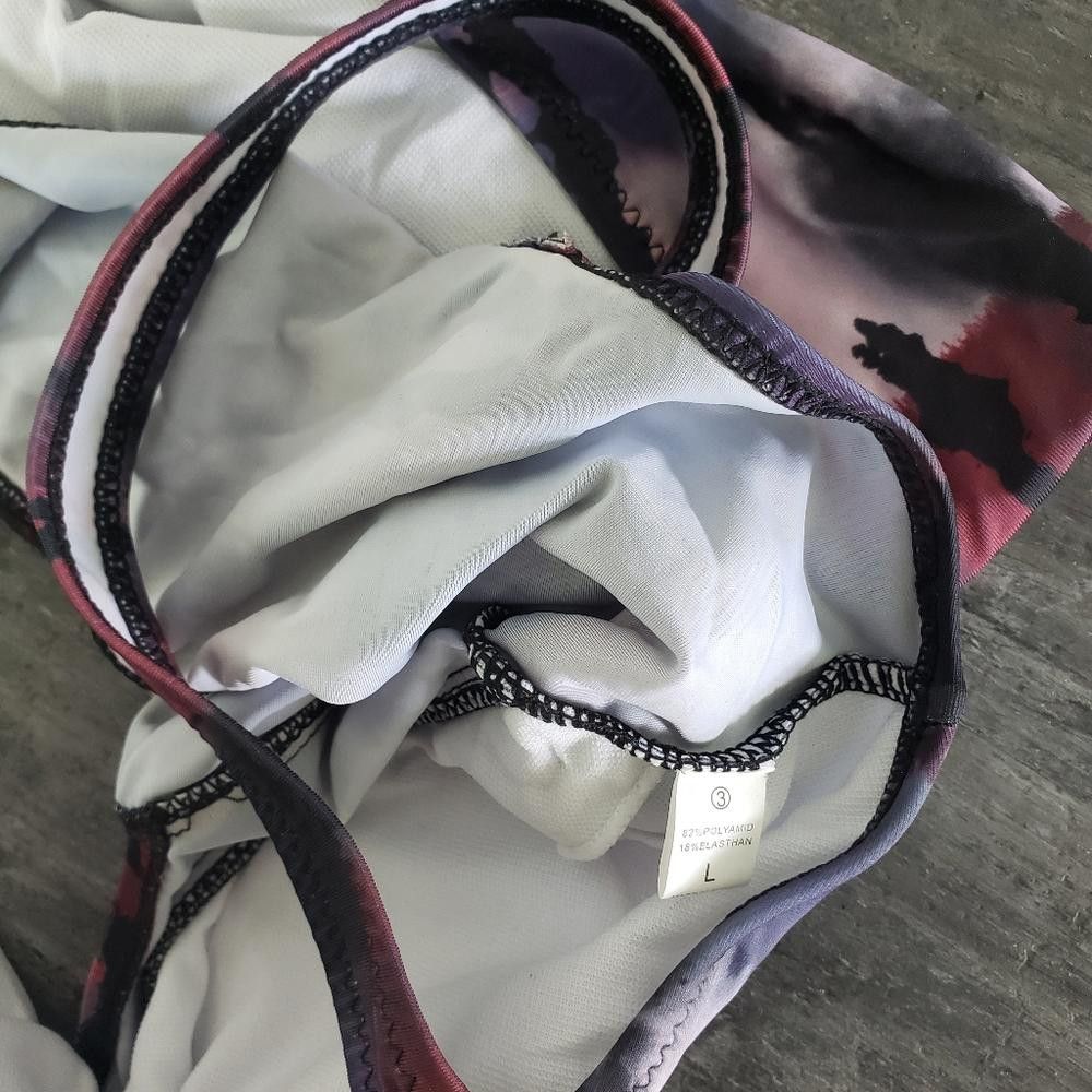Designer Multicolored Triple Strapped Monokini Size ONE SIZE - 3 Thumbnail