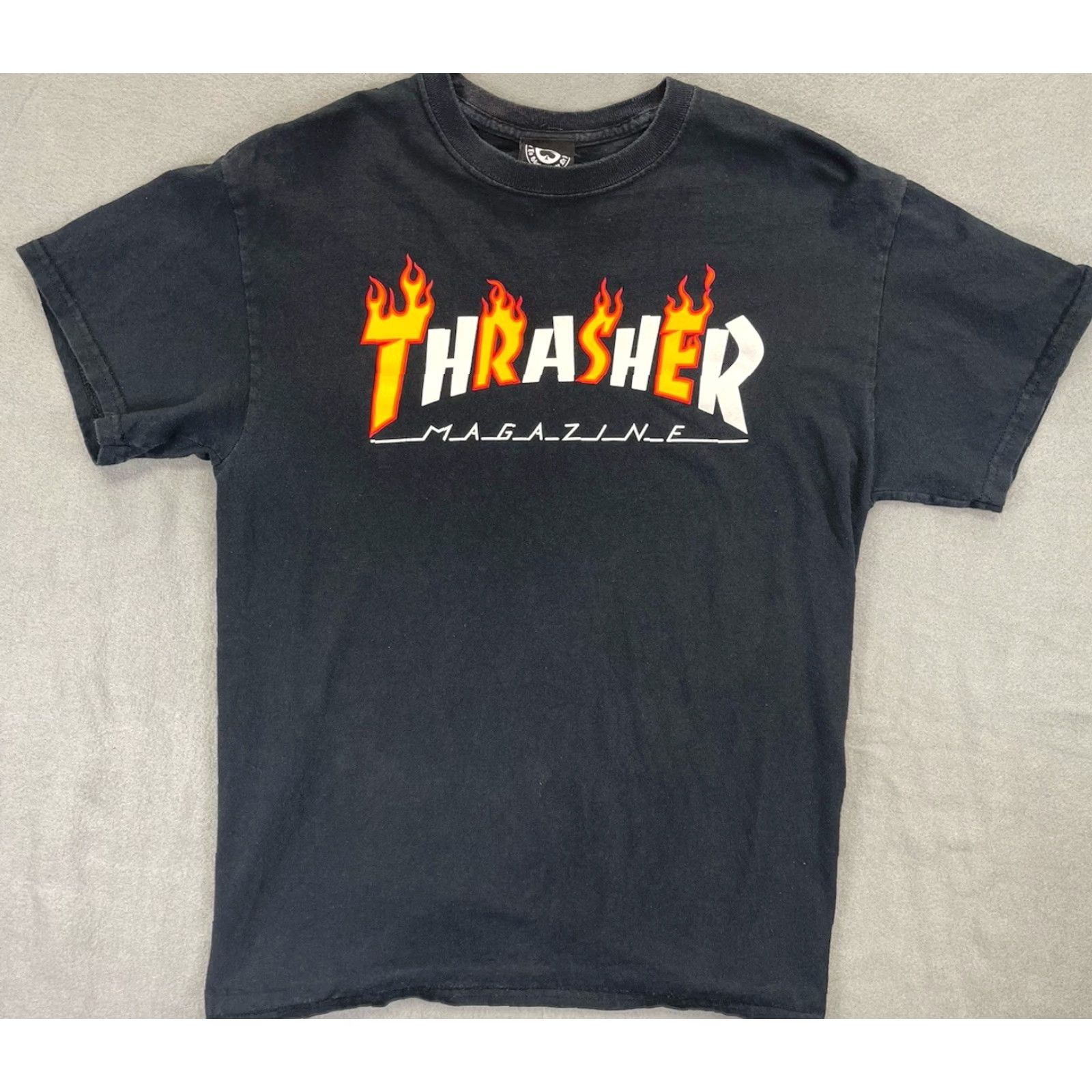 Thrasher VINTAGE Thrasher Shirt Men M Black Skate Logo Distressed Retro T-Shirt Popular 90s Womens? Size US M / EU 48-50 / 2 - 2 Thumbnail