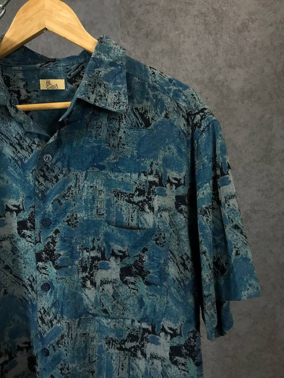 Vintage Crazy art Hawaiian vintage shirt Size US L / EU 52-54 / 3 - 2 Thumbnail
