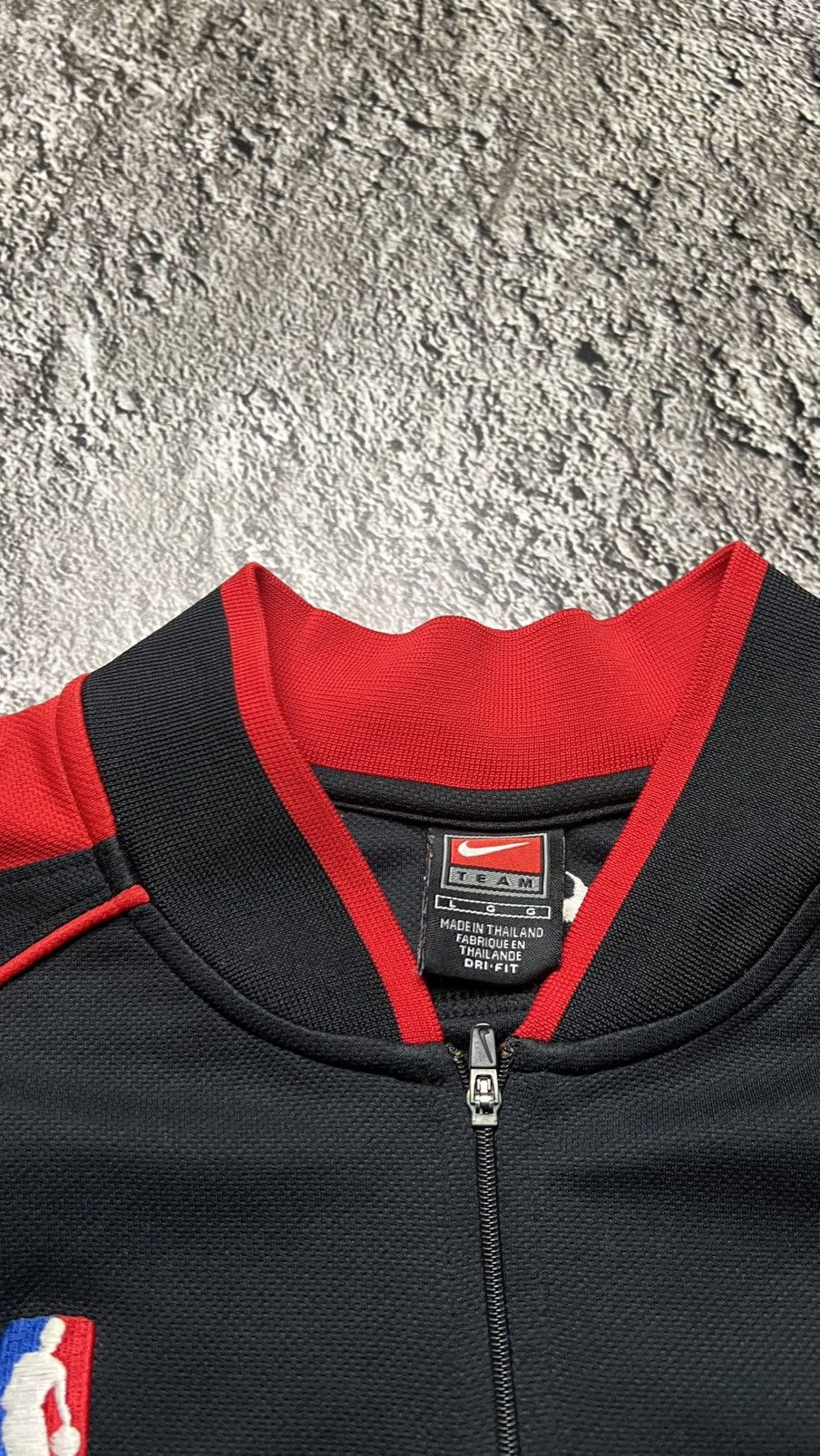 Nike VTG 90’s Portland Trail Blazers NBA warm up nike jersey y2k Size US L / EU 52-54 / 3 - 5 Thumbnail