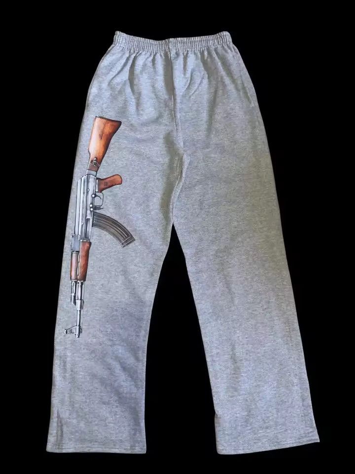 Japanese Brand AK47 Sweatpants Size US 37 - 1 Thumbnail