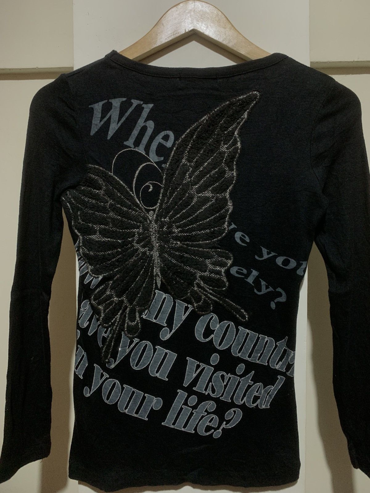Hysteric Glamour × Undercover Japanese Scream Poem Quotes Longsleve Tee Shirt Size M / US 6-8 / IT 42-44 - 9 Thumbnail