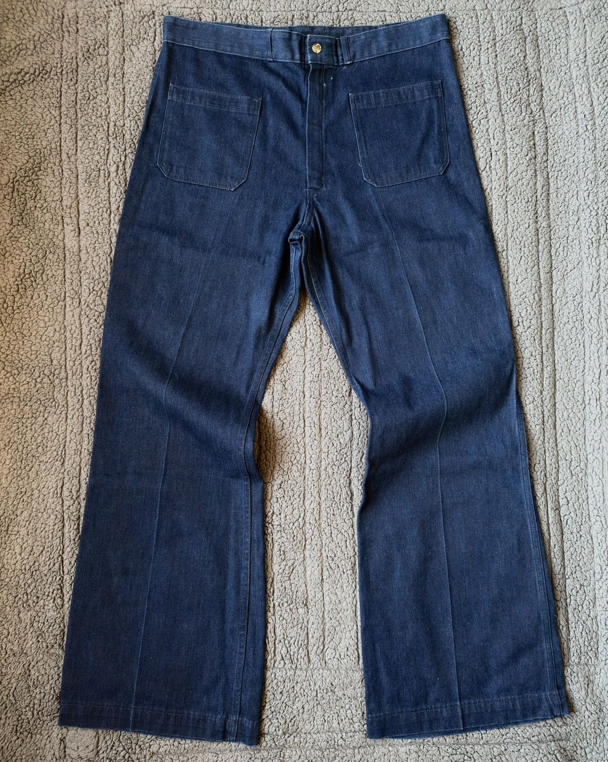 Other 1980s USN Seafarer Denim Pants - Size 38 Size US 38 / EU 54 - 1 Thumbnail
