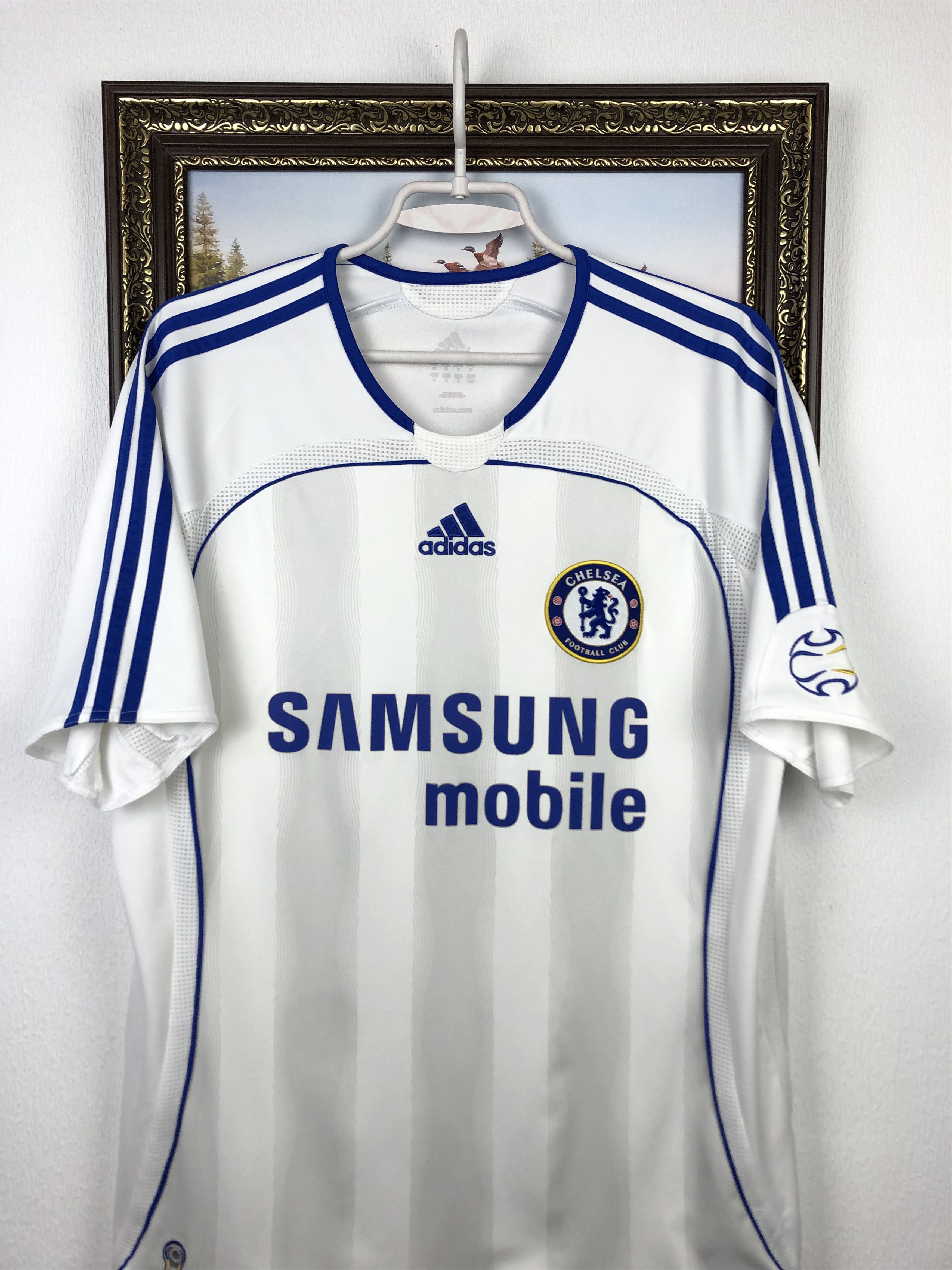 Adidas Chelsea Away football shirt 2006 Soccer Adidas Jersey Trikot Size US M / EU 48-50 / 2 - 2 Thumbnail