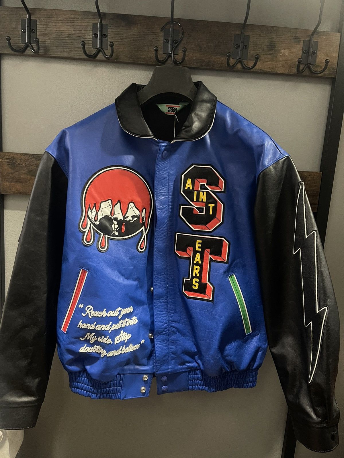 image of Denim Tears Bomber Jacket, Men's (Size XL)