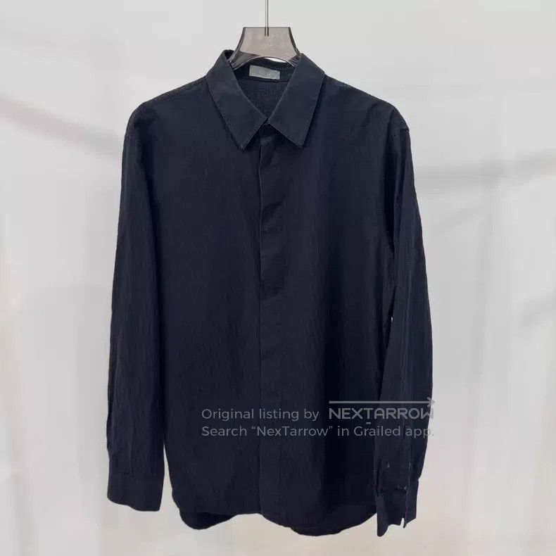 Dior Dior Black full-print shirt Size US XXS / EU 40 - 1 Thumbnail