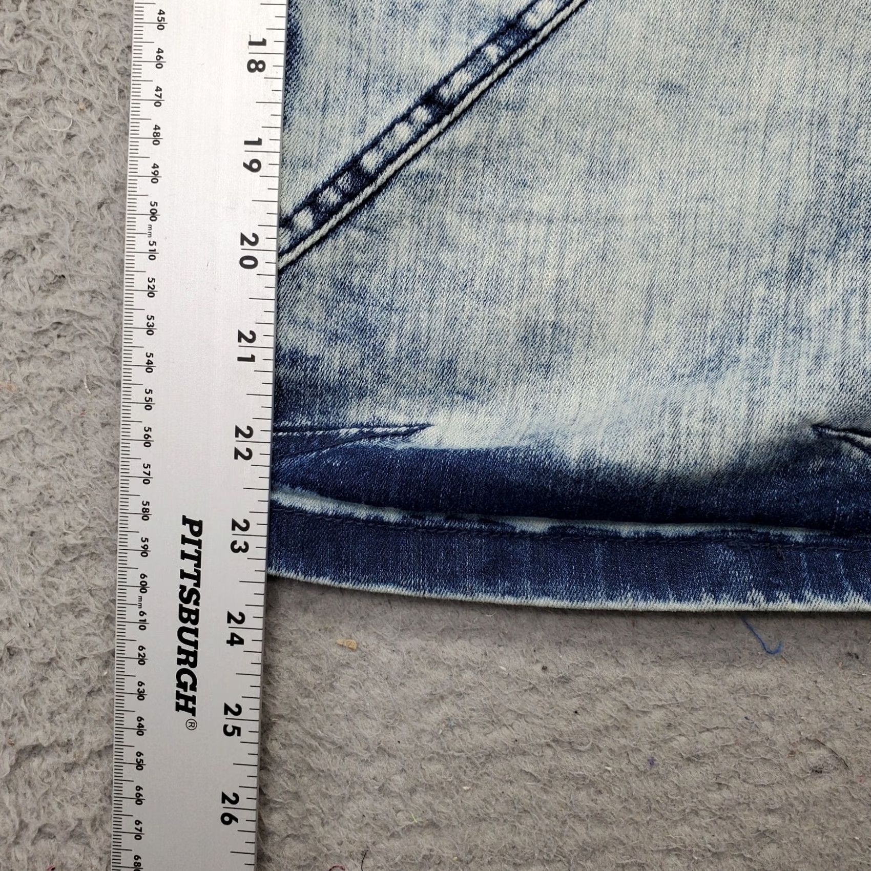Rocawear Rocawear Mens Baggy Shorts 34 5-Pocket Design Multicolor Acid Wash Pintuck Bermuda Denim Casual Shorts Size US 34 / EU 50 - 3 Thumbnail
