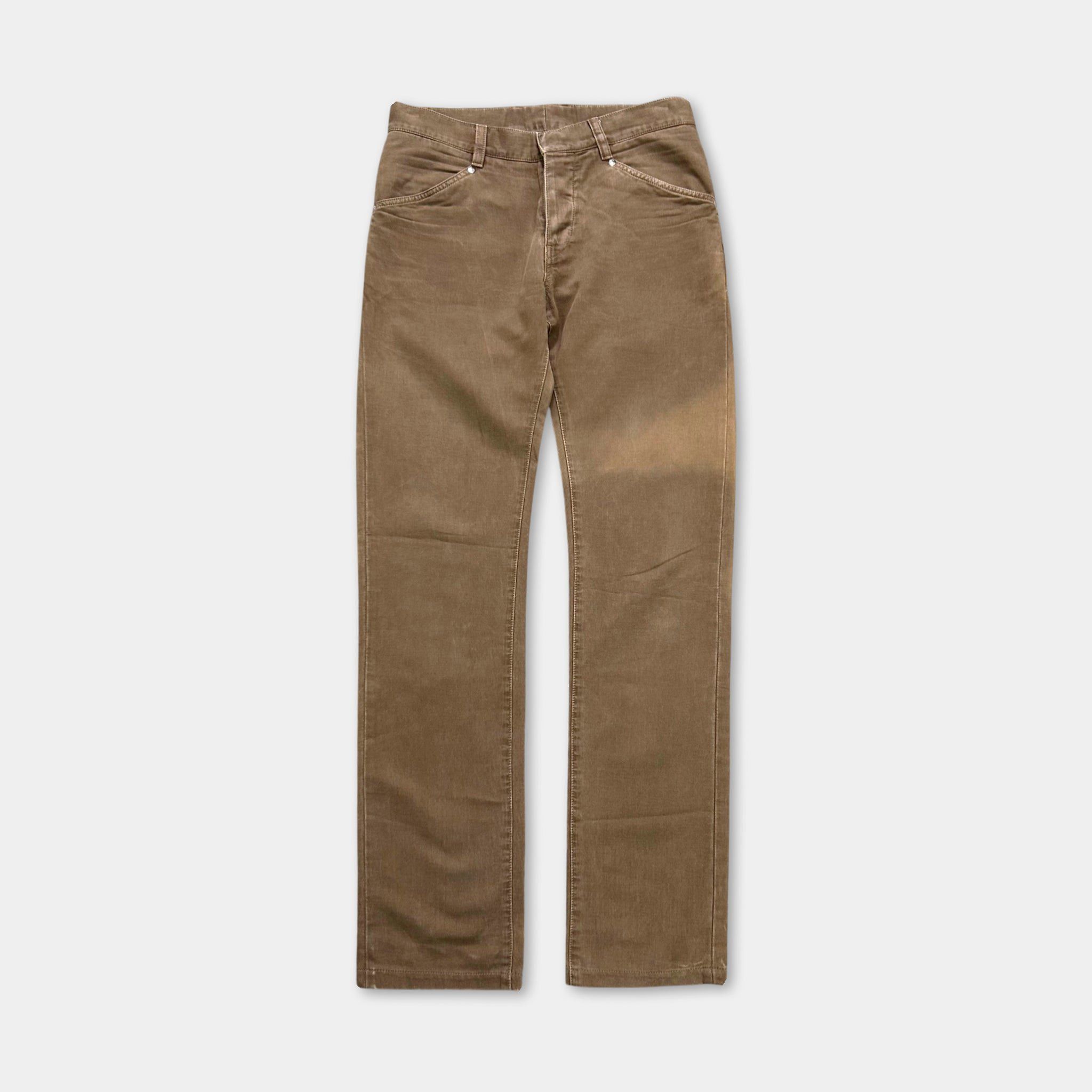 Prada Prada Brown Corduroy Straight Leg Pants Size US 28 / EU 44 - 1 Thumbnail
