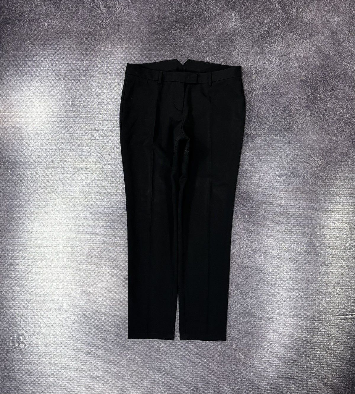Moncler Moncler Women’s Black Slim Tapered Poly Wool Pants Trousers Size 28" / US 6 / IT 42 - 1 Thumbnail