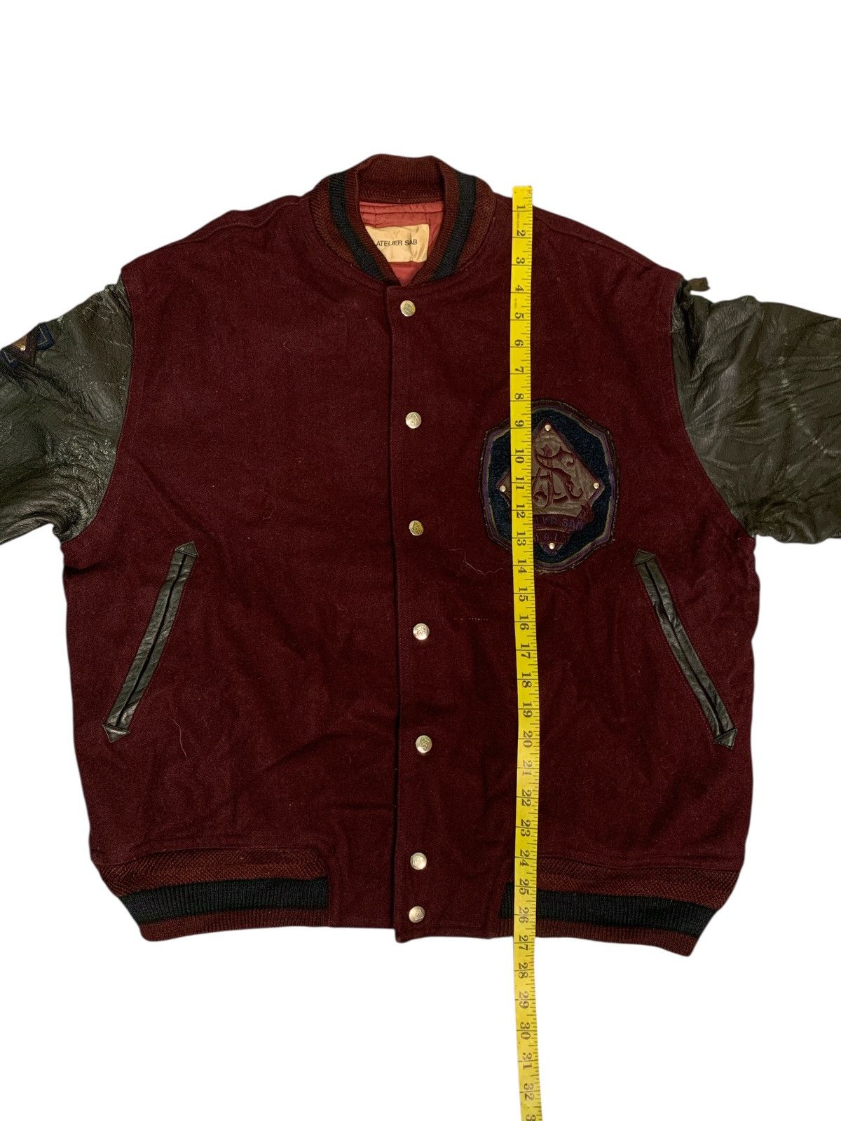 Japanese Brand Rare Design Vintage Atelier Sab Varsity Jackets Size US XL / EU 56 / 4 - 12 Thumbnail