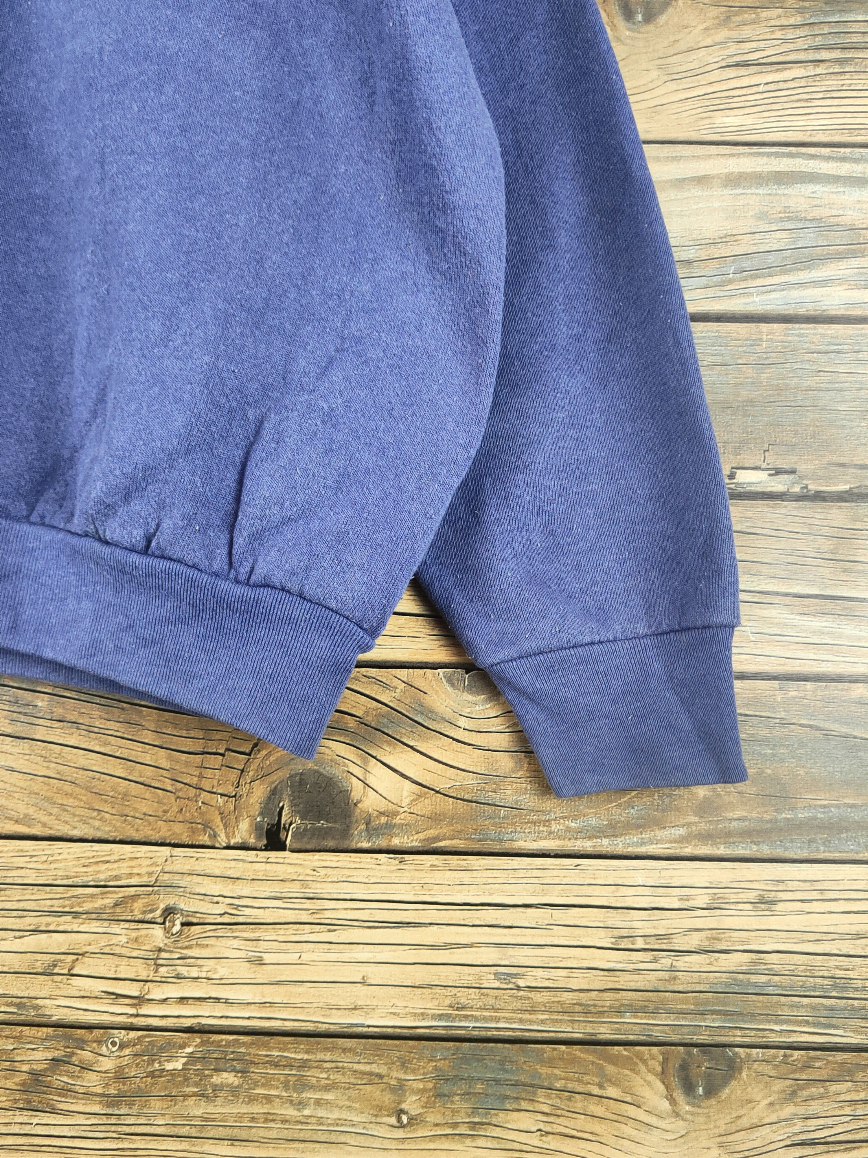 Fruit Of The Loom Vintage Fruit of the Loom Purple plain Sweatshirts #S2866 Size L / US 10 / IT 46 - 6 Thumbnail