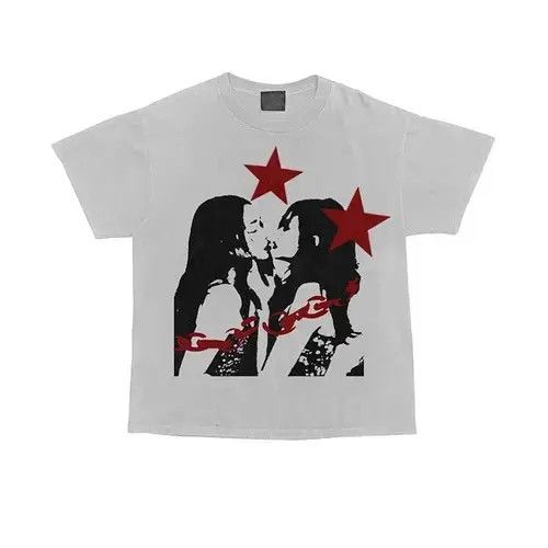 Other Y2K Japanese Anime Harajuku Cotton T-shirt Hip-hop tops Size US L / EU 52-54 / 3 - 1 Thumbnail