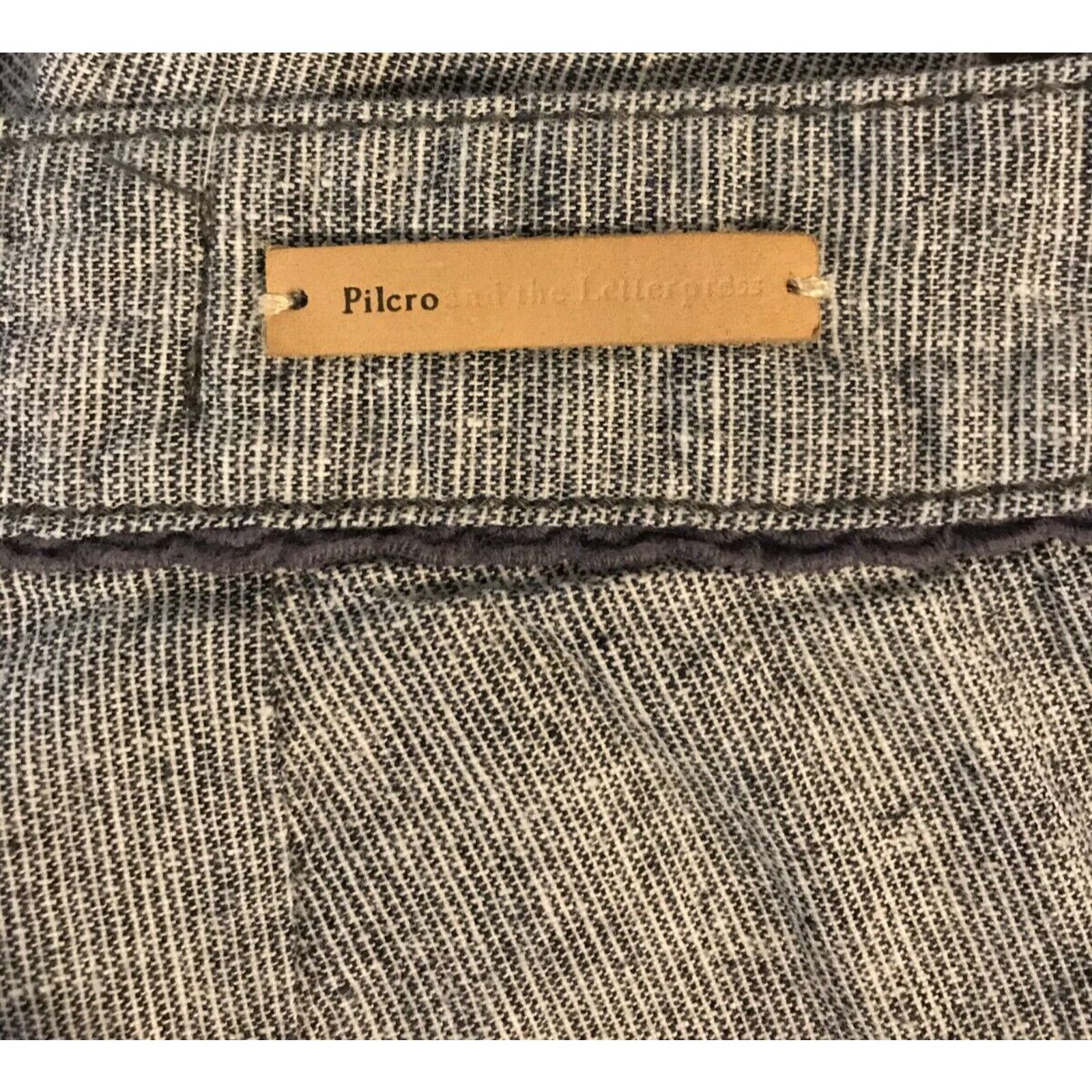 Anthropologie Anthropologie Pilcro and the Letterpress Blue Wide Leg Pant Size 28" / US 6 / IT 42 - 3 Thumbnail