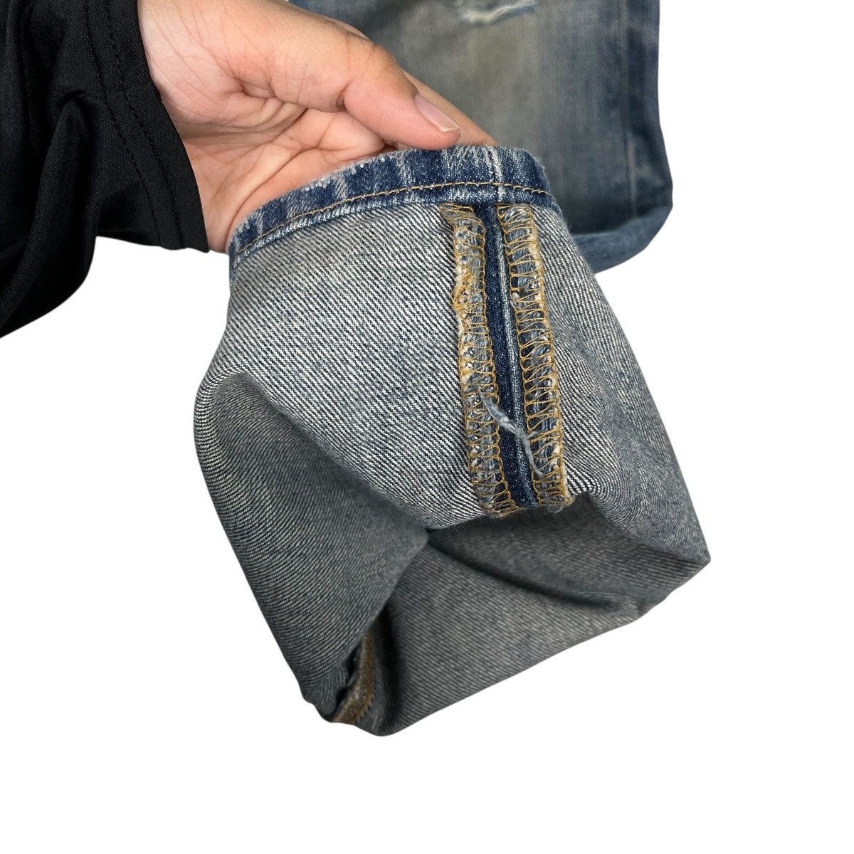 Levi's Vintage Y2k Levis Distressed Denim Size US 34 / EU 50 - 13 Thumbnail