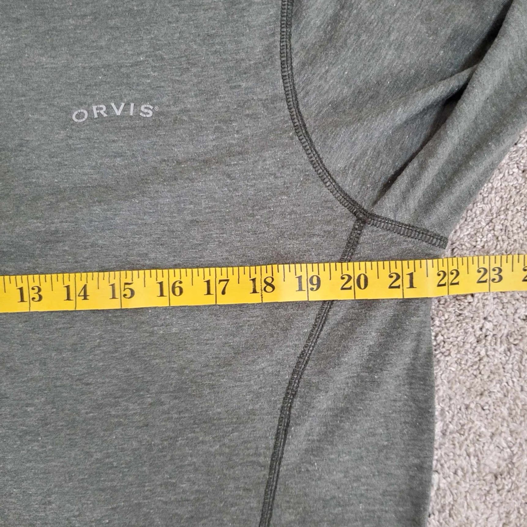 Orvis Orvis Outdoor Performance Shirt Long Sleeve M 1/4 Zip Green Logo Breathable Lightweight Moisture Wicking Quick Dry Classic Regular Men Size US M / EU 48-50 / 2 - 4 Thumbnail