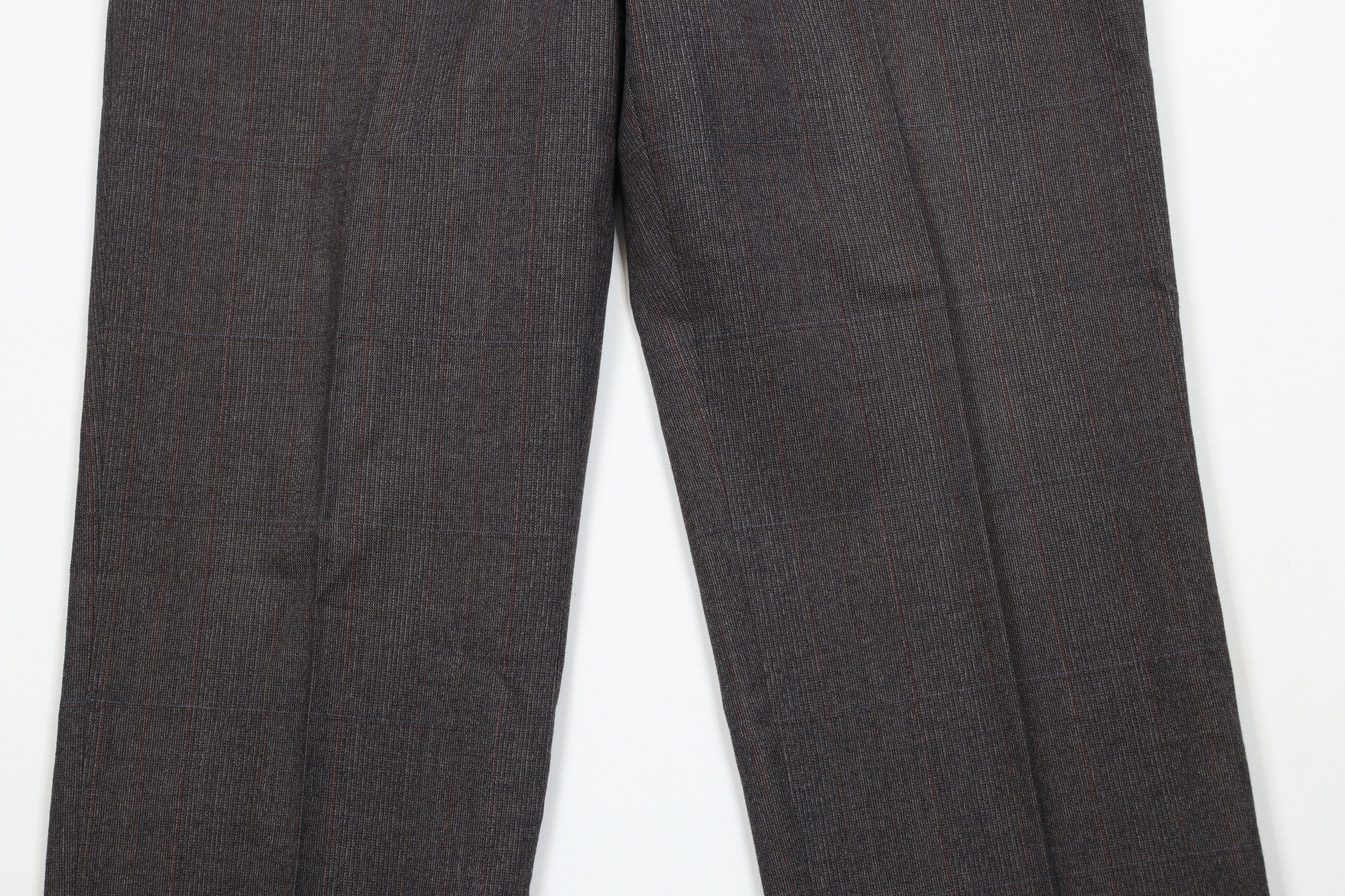 Vintage Vintage 70s Streetwear Wide Leg Chino Pants Trousers Plaid Size US 34 / EU 50 - 3 Thumbnail