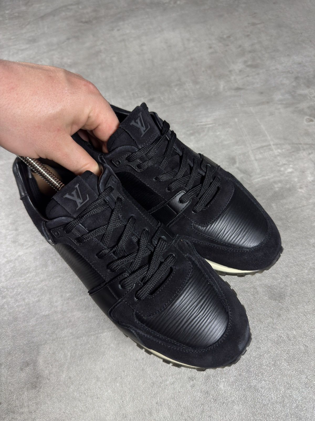 Louis Vuitton Louis Vuitton Run Away Sneakers – Black / Gold Size US 5.5 / EU 38 - 4 Thumbnail