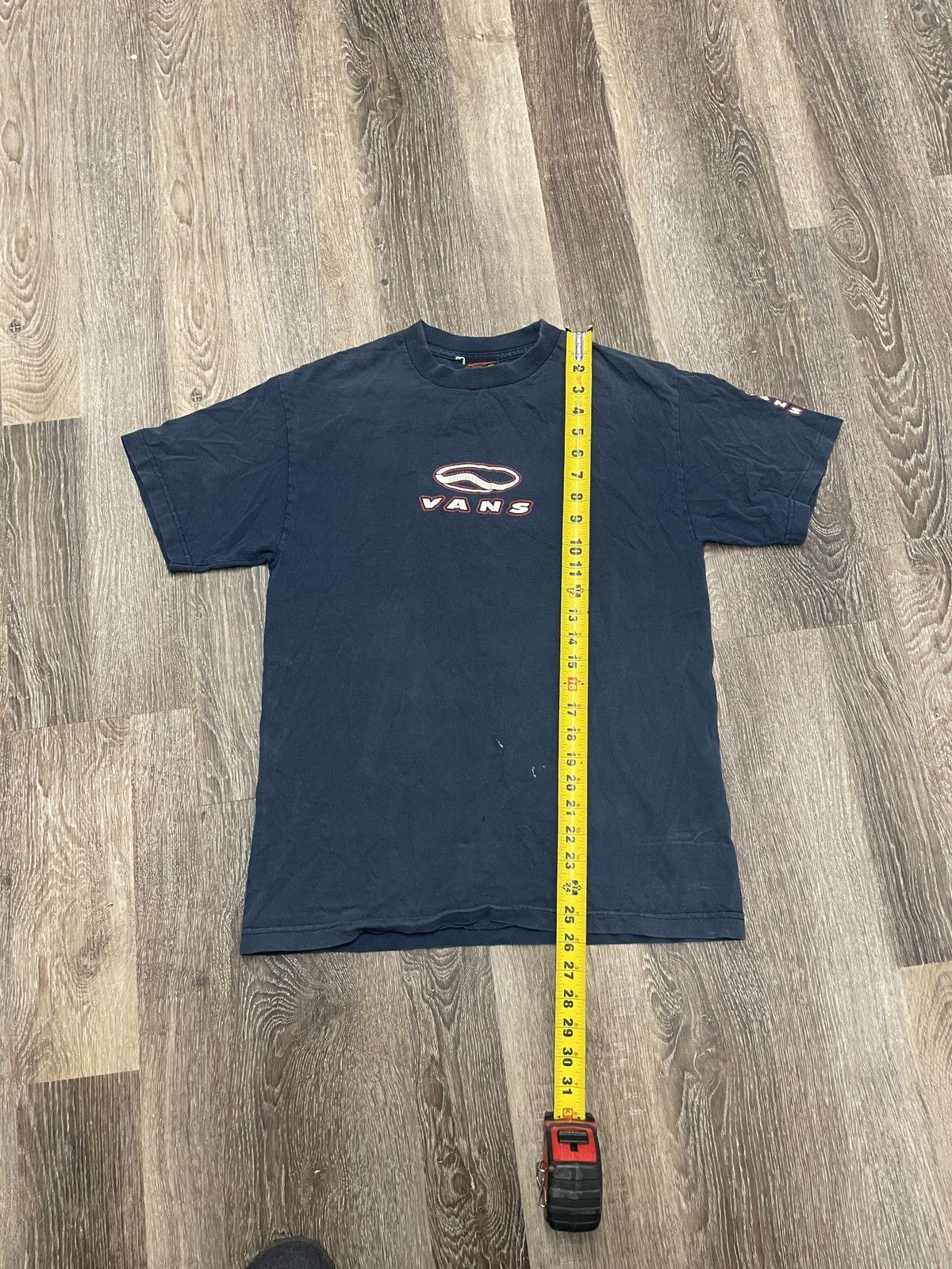 Vans Vintage 90s 00s Vans faded box logo tshirt Size US M / EU 48-50 / 2 - 7 Thumbnail
