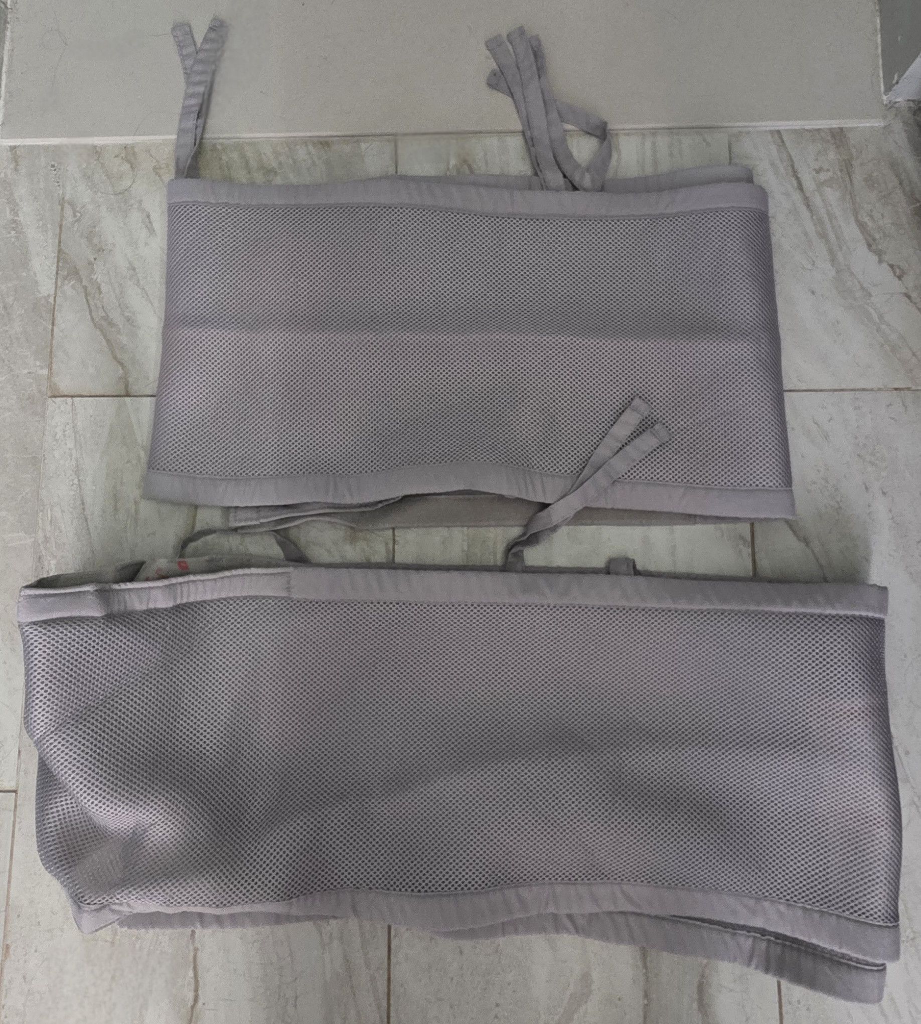 Other BreathableBaby Breathable Mesh Liner Crib 3mm Mesh Gray Size ONE SIZE - 2 Thumbnail