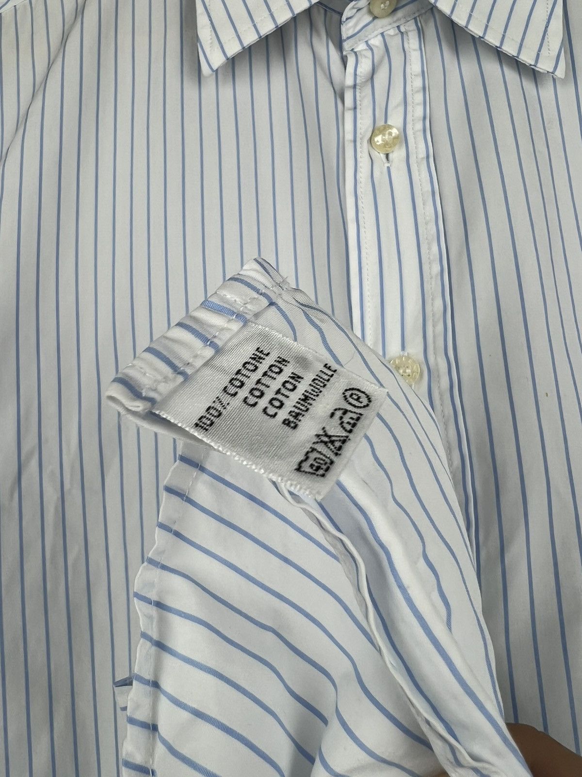 Balenciaga × Vintage Vintage Balenciaga Button Up Longsleeve Shirt Size US M / EU 48-50 / 2 - 7 Thumbnail