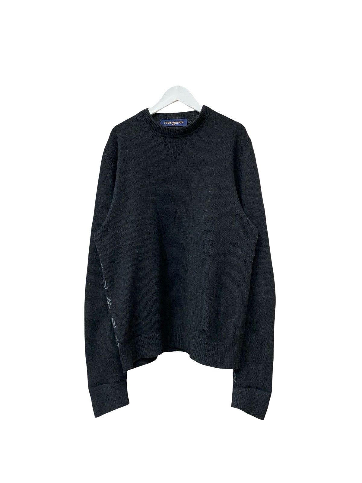 Louis Vuitton Louis Vuitton Half Monogram Cashmere Crewneck Knit Size US S / EU 44-46 / 1 - 1 Thumbnail