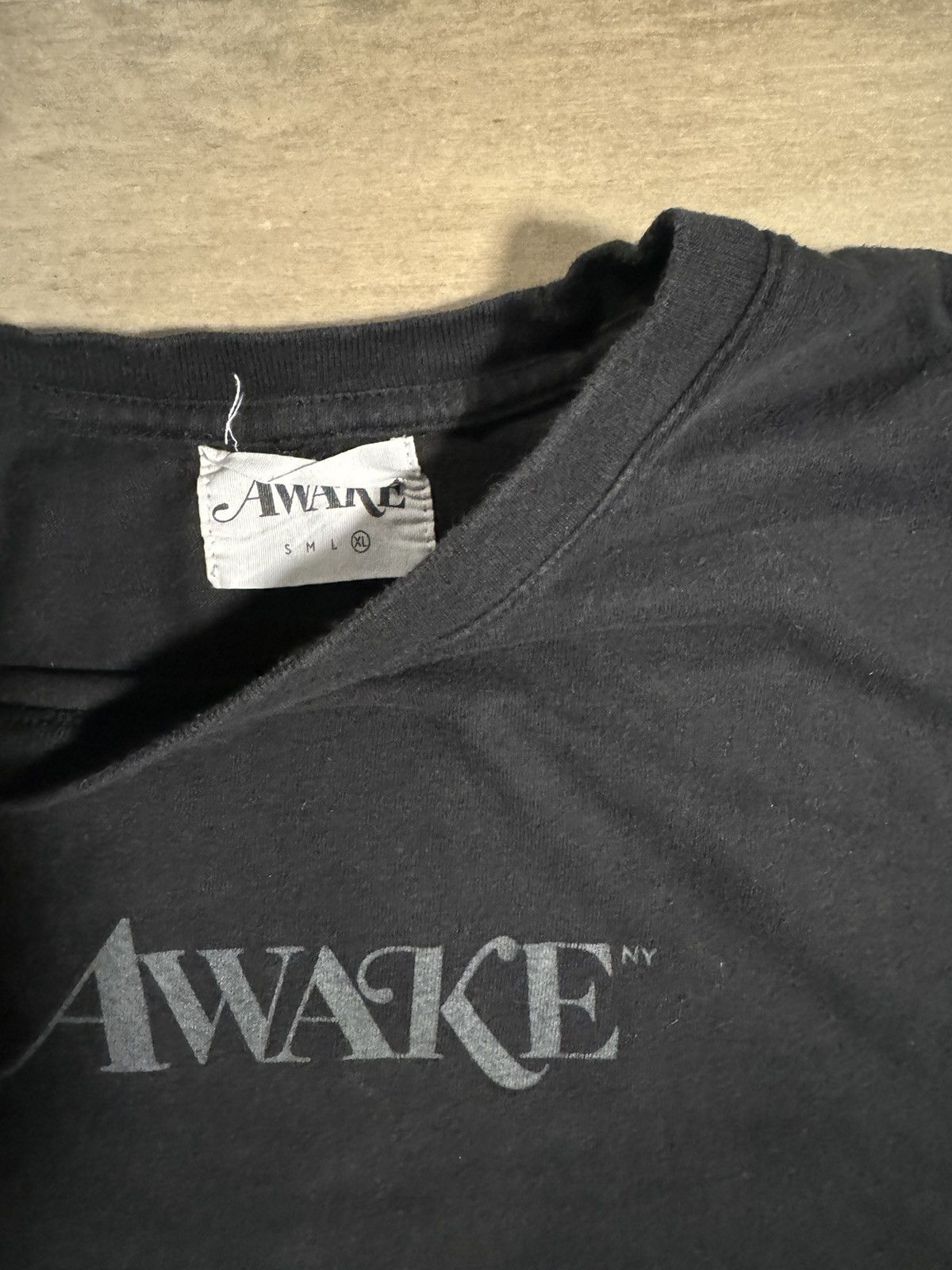Awake NY AWAKE NEW YORK BASIC T SHIRT MONOCROMATIC Size US XL / EU 56 / 4 - 5 Thumbnail