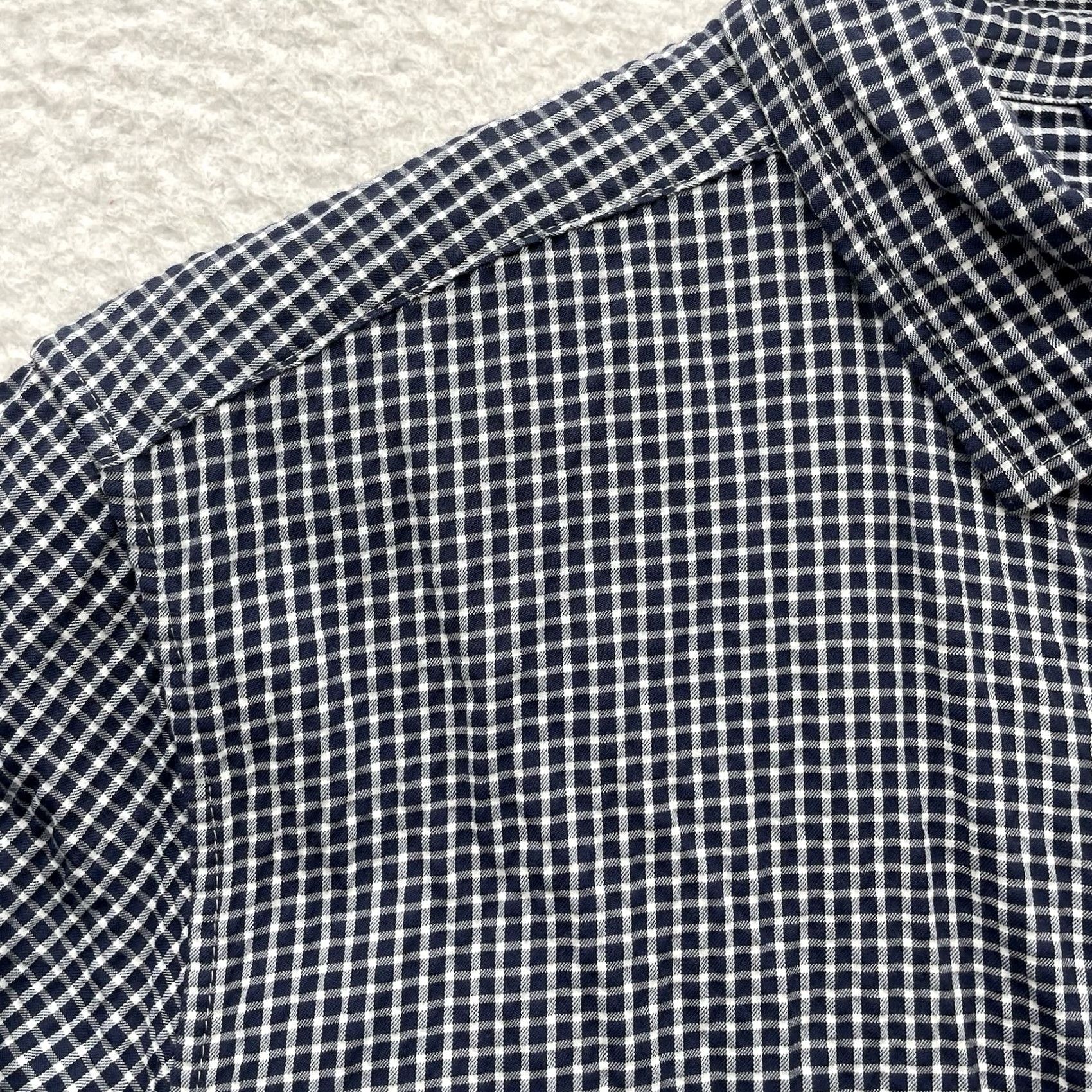 Vineyard Vines Vineyard Vines OTG Shirt Mens L Navy Blue Gingham Check Textured Performance Button-Up Category: Shirt Home Page Size US L / EU 52-54 / 3 - 4 Thumbnail