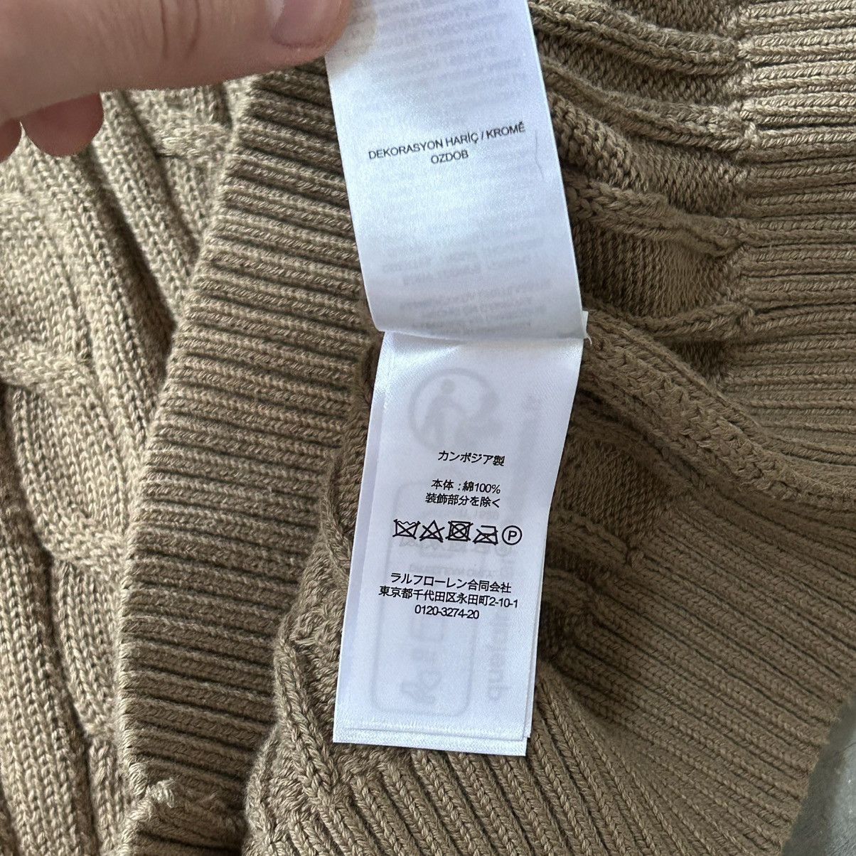 Polo Ralph Lauren Polo Ralph Lauren Woman’s Cable Knit Sweater Black Label Size L / US 10 / IT 46 - 15 Thumbnail