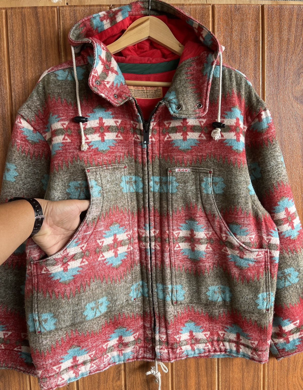 Vintage Very Rare🔥Vtg 60s/70s Rna Inc Native Navajo Heavy Jacket Size US XL / EU 56 / 4 - 1 Thumbnail