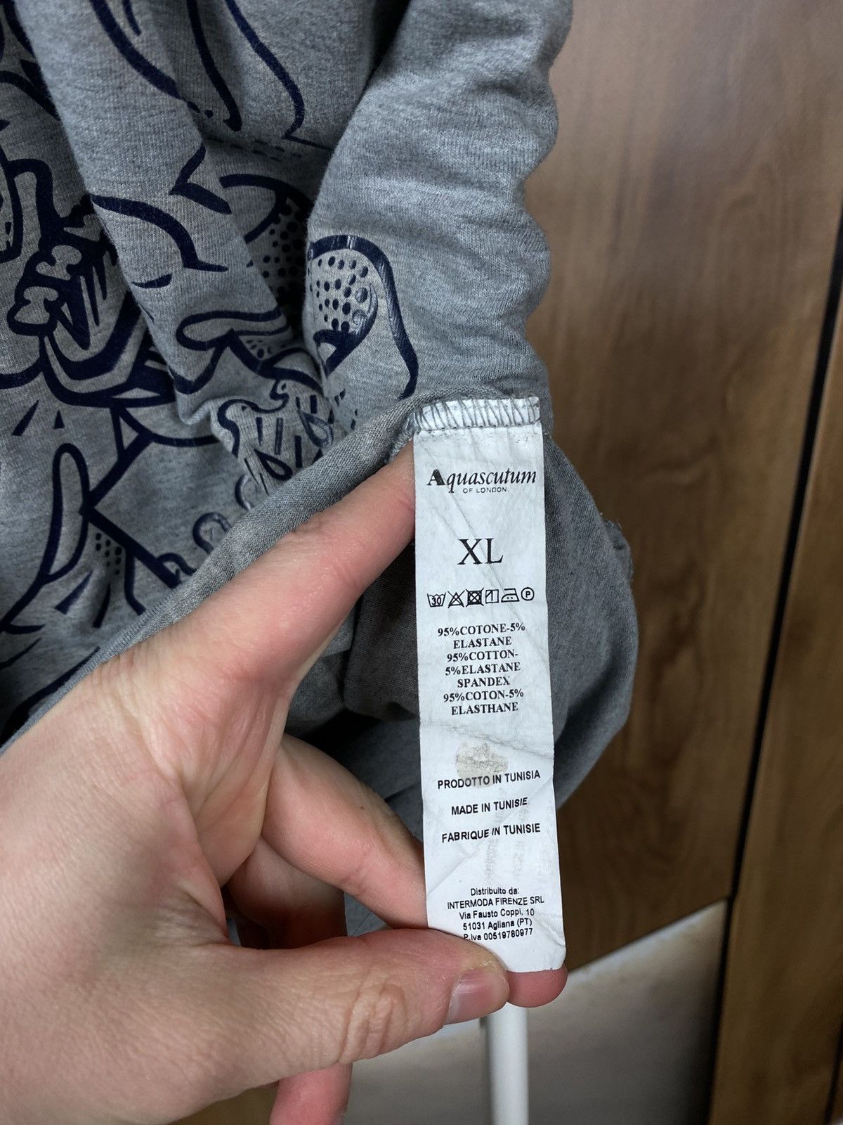 Aquascutum 🛡️T-Shirt Aquascutum Of London United Kingdom Big Logo Tee🛡️ Size US XL / EU 56 / 4 - 13 Thumbnail