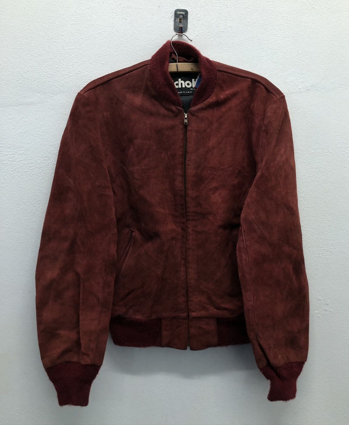 Schott Vintage Schott Nyc Made In Usa Leather Jacket Size US L / EU 52-54 / 3 - 1 Thumbnail
