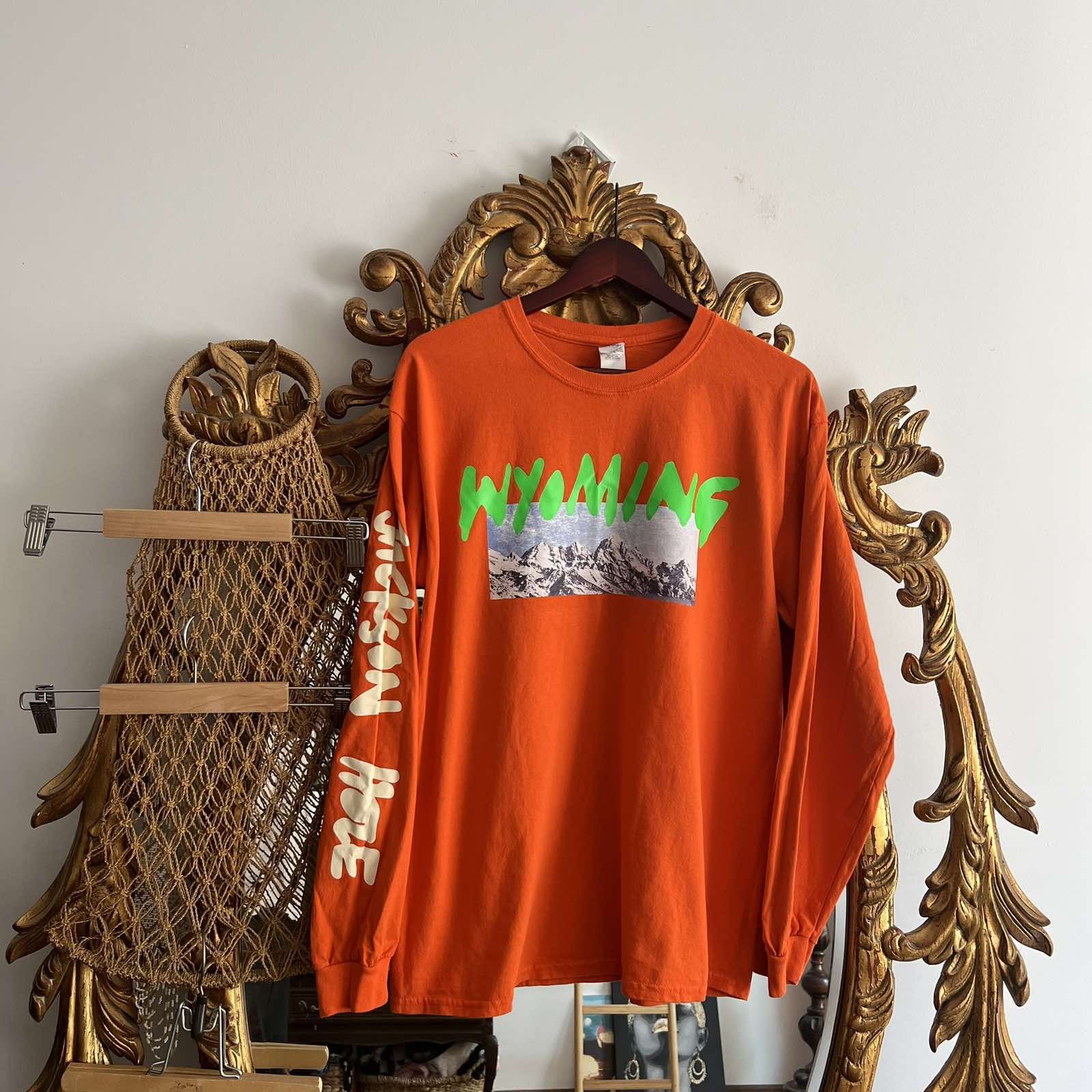 ミュージシャン WYOMING KKW LONG SLEEVE T-SHIRT Kanye Wyoming KKW Long Sleeve Tee Shirt Small Kim K 🔥 SHIPS