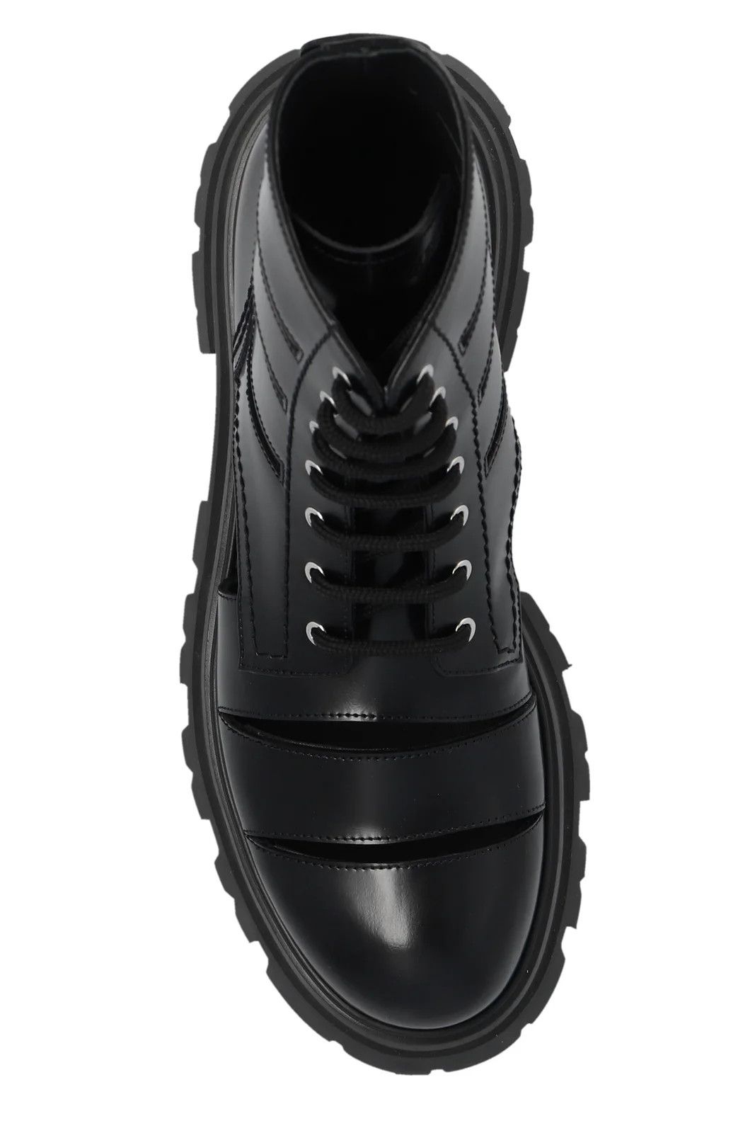 Alexander McQueen o1y0225 Ankle Boots in Black Size US 6 / IT 36 - 4 Thumbnail