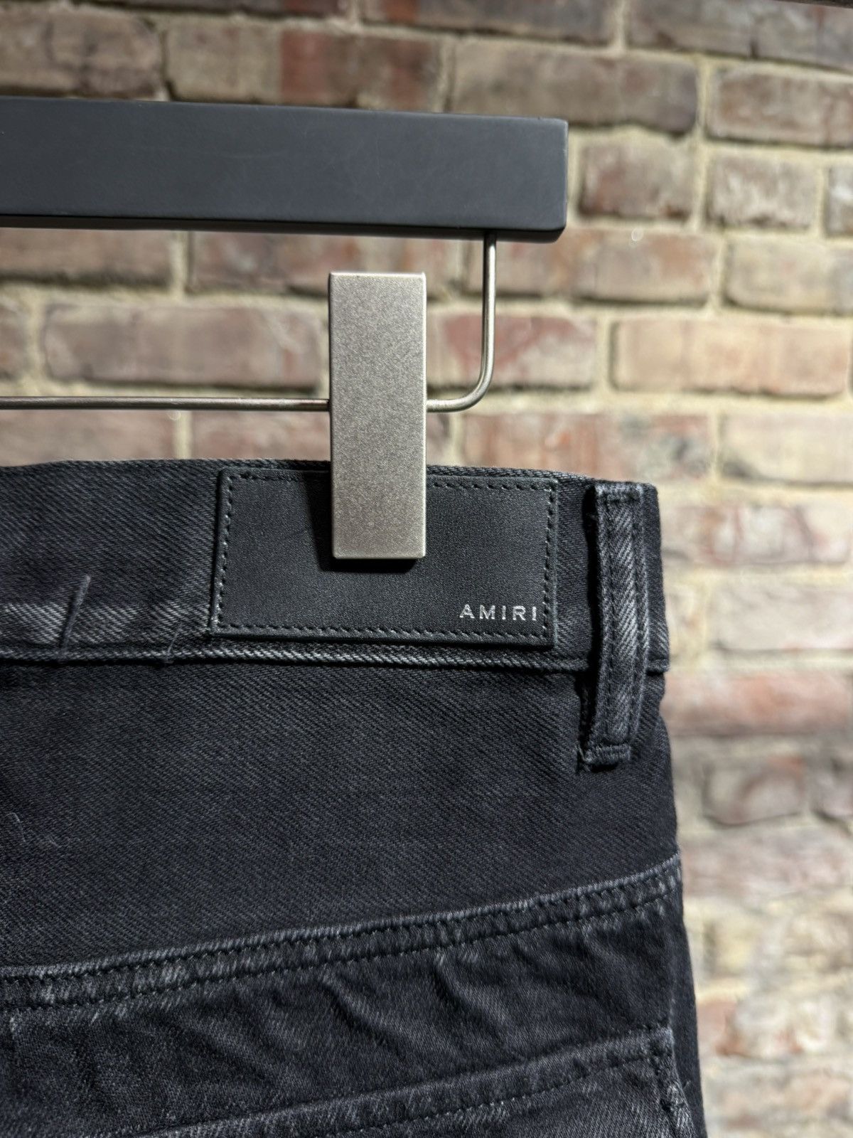 Amiri Amiri Straight Leg Black Jeans Size US 32 / EU 48 - 3 Thumbnail