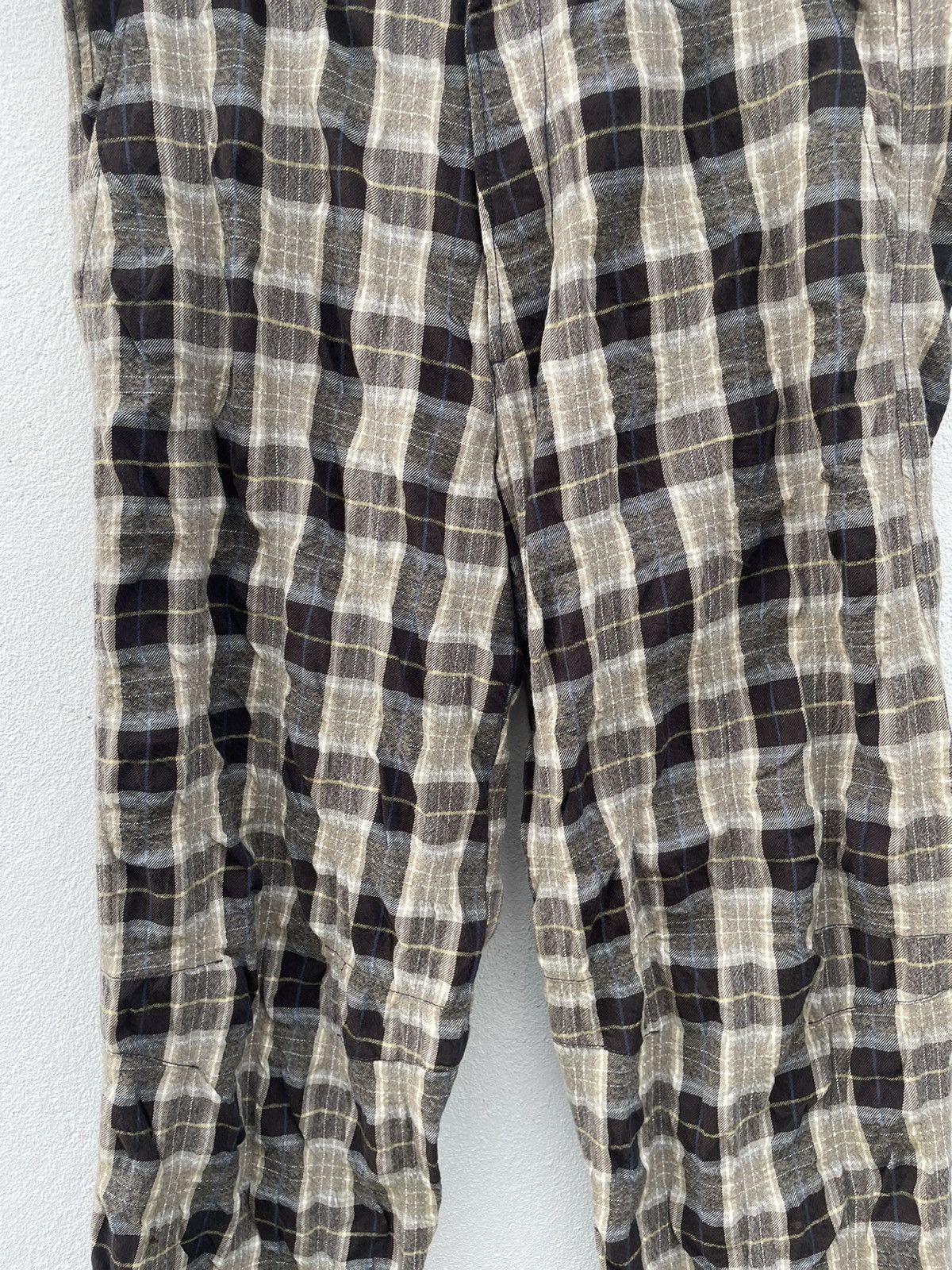 If Six Was Nine × Kenzo Kenzo Homme Checked Long Zipper Back Side Pants Size US 38 / EU 54 - 5 Thumbnail
