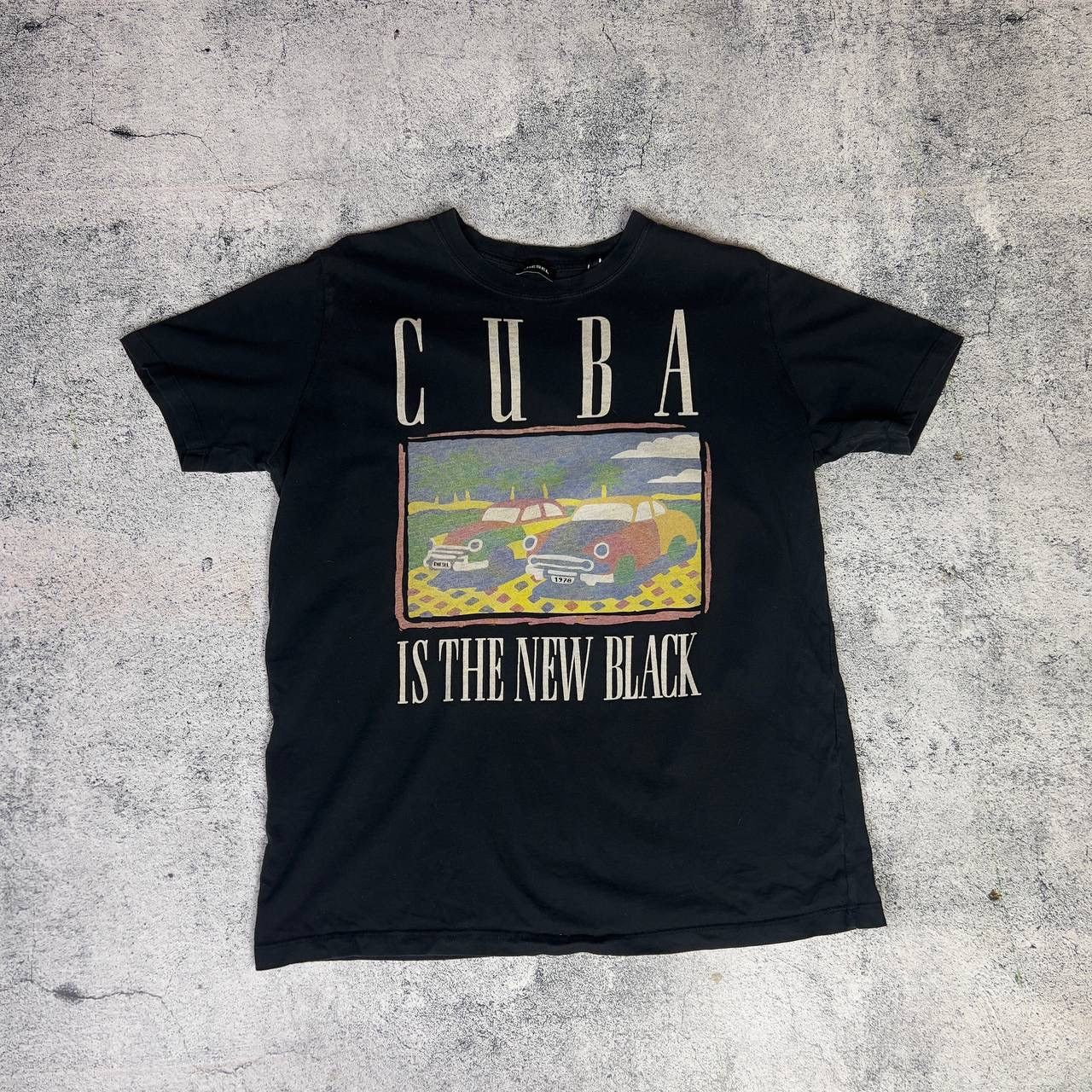 Diesel Diesel Cuba Is The New Black Tee Men's Size M Black Y2K 90s Size US M / EU 48-50 / 2 - 1 Thumbnail