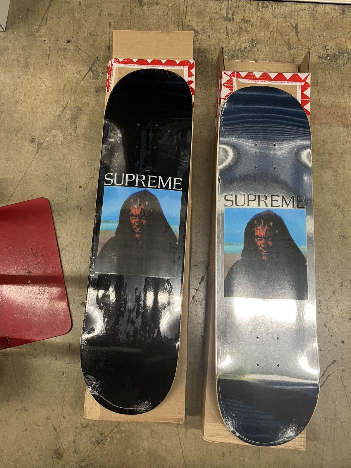 Supreme Supreme Star Wars Darth Maul Sith Skateboard | Grailed