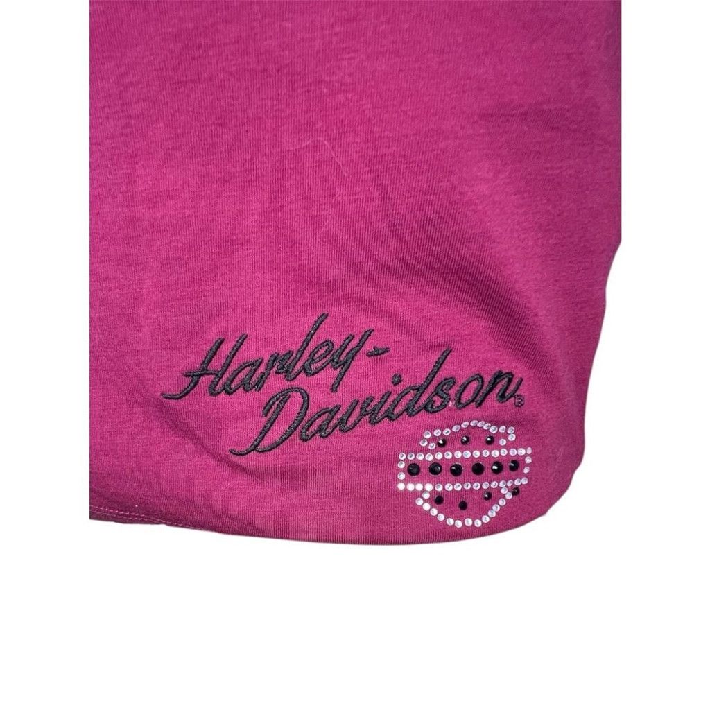 Harley Davidson Harley Davidson Cami With Embroidered Logo And Rhinestones Size L / US 10 / IT 46 - 3 Thumbnail