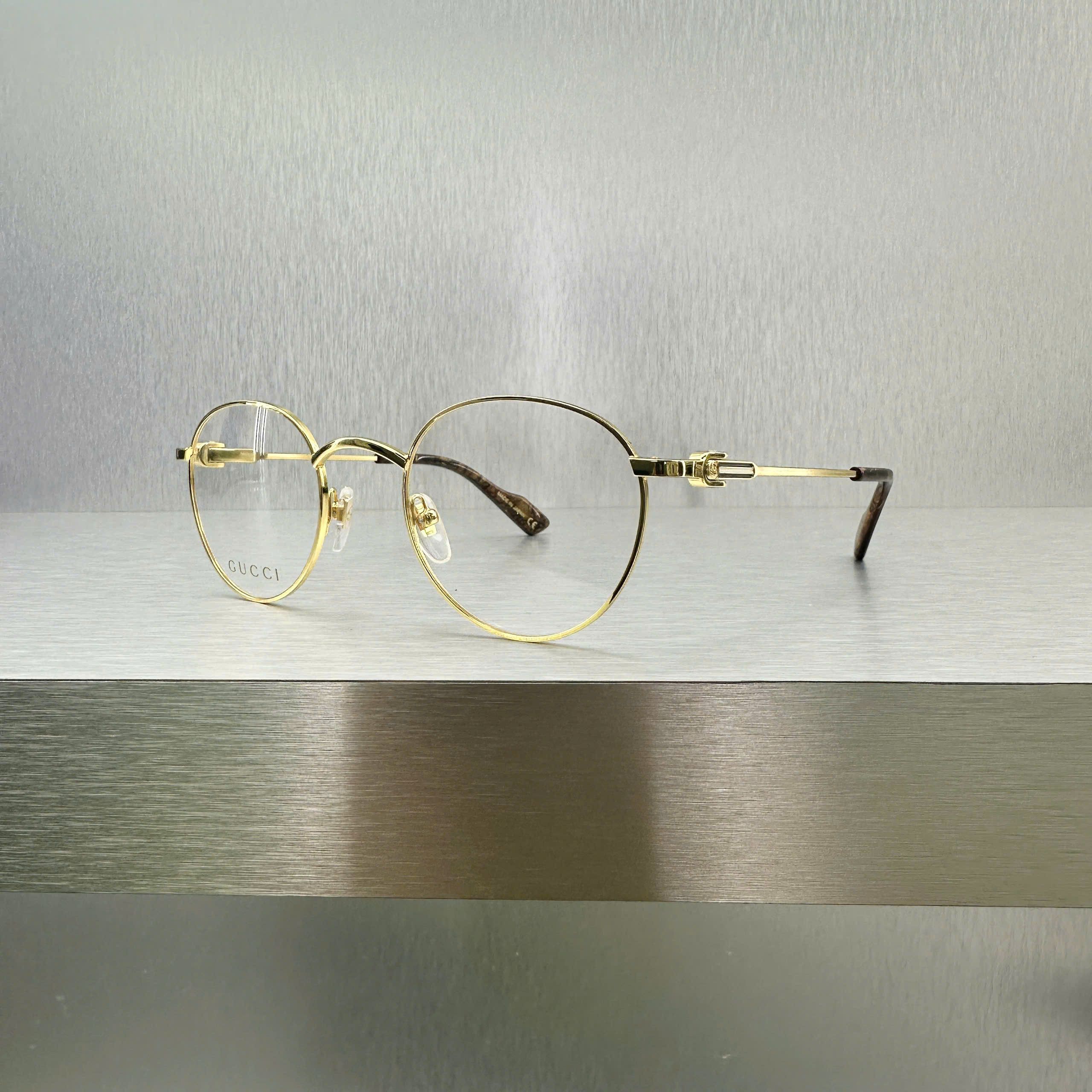 Gucci GUCCI GG1222O 003 Sunglasses GOLD Size ONE SIZE - 1 Thumbnail