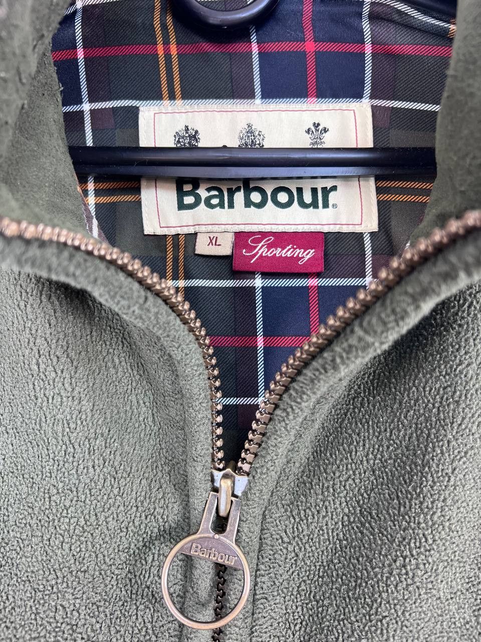 Barbour Barbour Sporting Full Zip Fleece Jacket Olive Size XL Size US XL / EU 56 / 4 - 2 Thumbnail