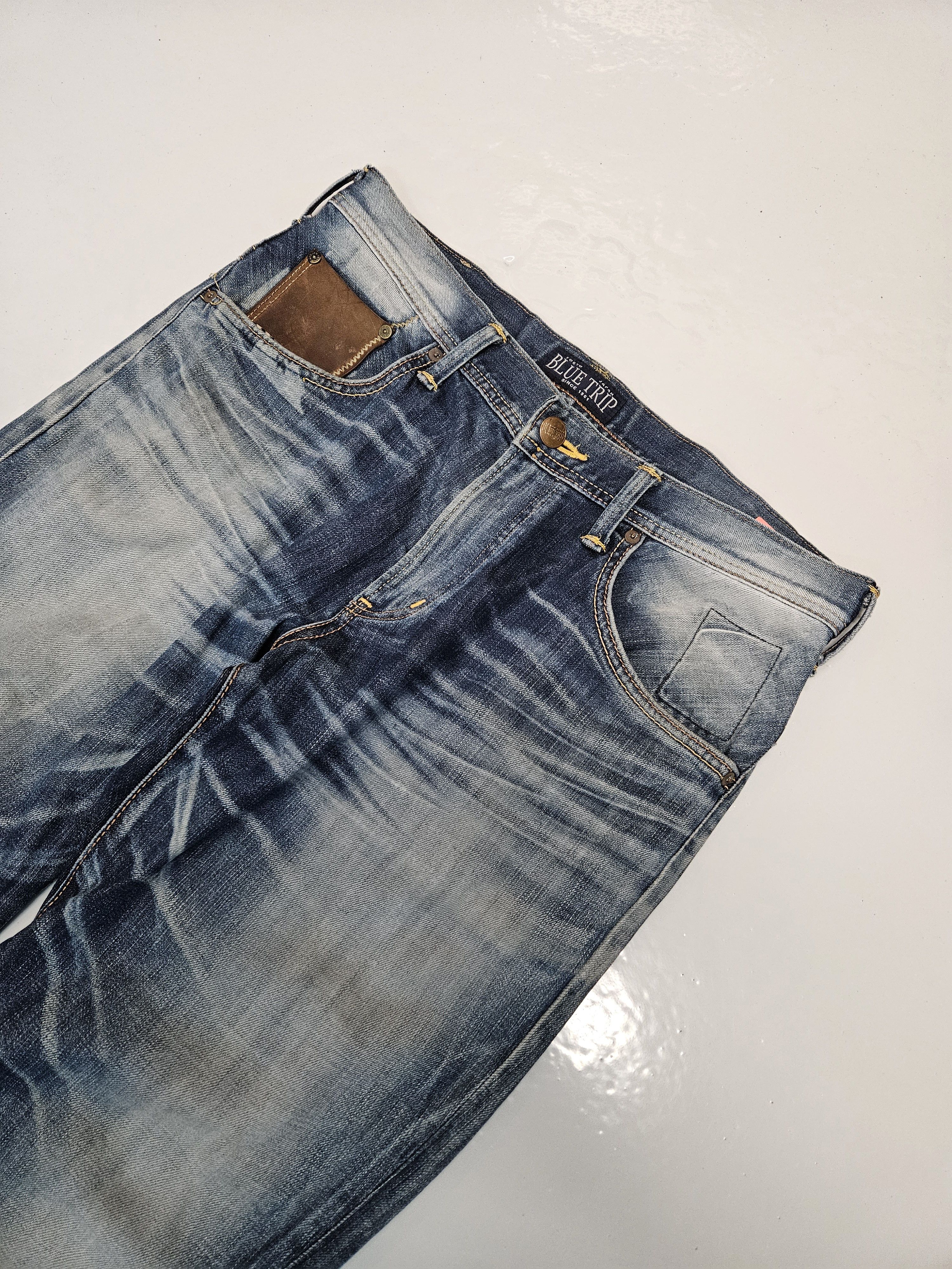 Edwin Edwin blue trip distressed washed bootcut denim Size US 34 / EU 50 - 4 Thumbnail